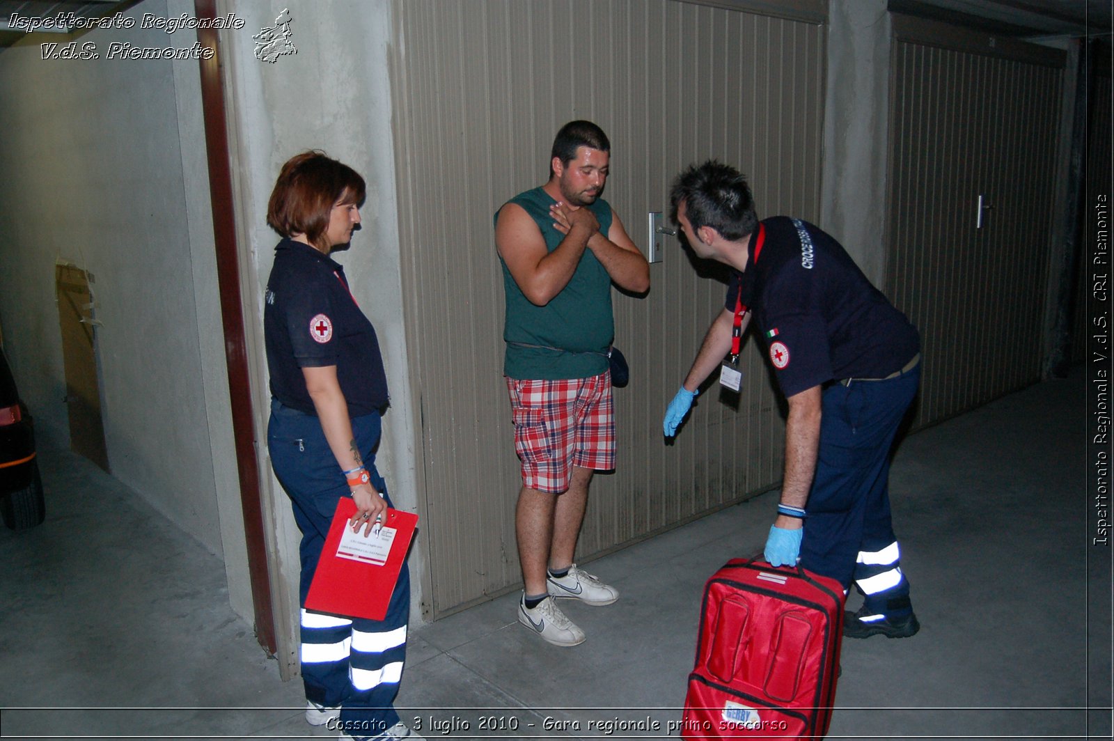 Cossato - 3 luglio 2010 - Gara regionale primo soccorso -  Croce Rossa Italiana - Ispettorato Regionale Volontari del Soccorso Piemonte