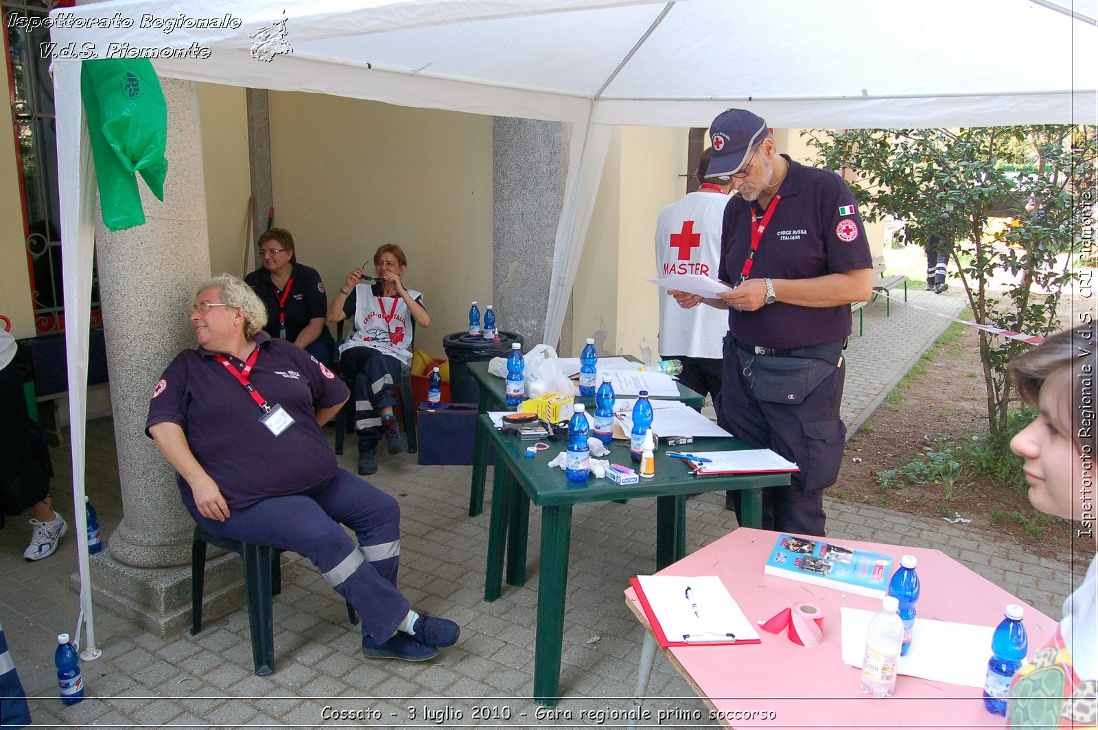 Cossato - 3 luglio 2010 - Gara regionale primo soccorso -  Croce Rossa Italiana - Ispettorato Regionale Volontari del Soccorso Piemonte