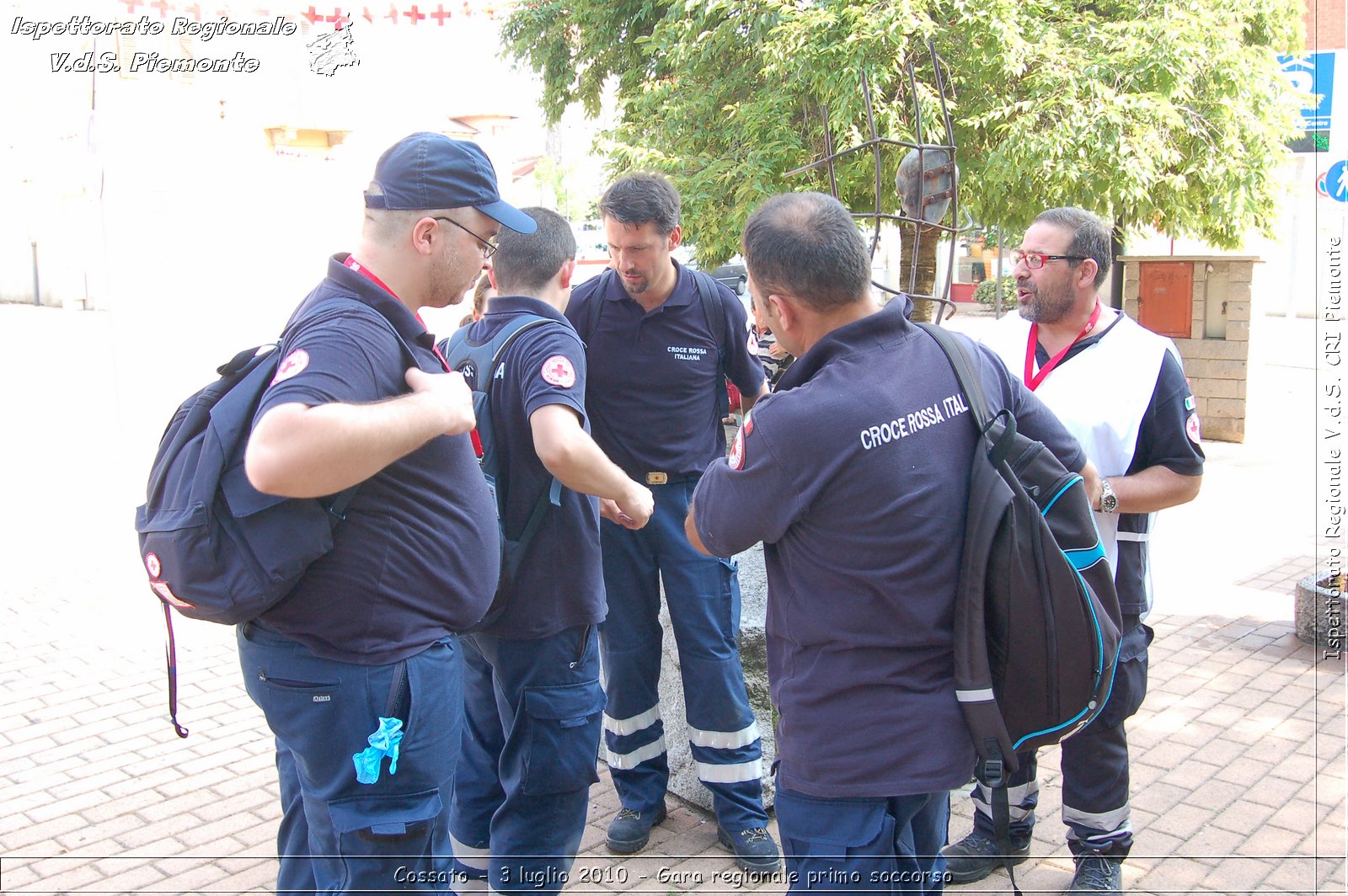 Cossato - 3 luglio 2010 - Gara regionale primo soccorso -  Croce Rossa Italiana - Ispettorato Regionale Volontari del Soccorso Piemonte