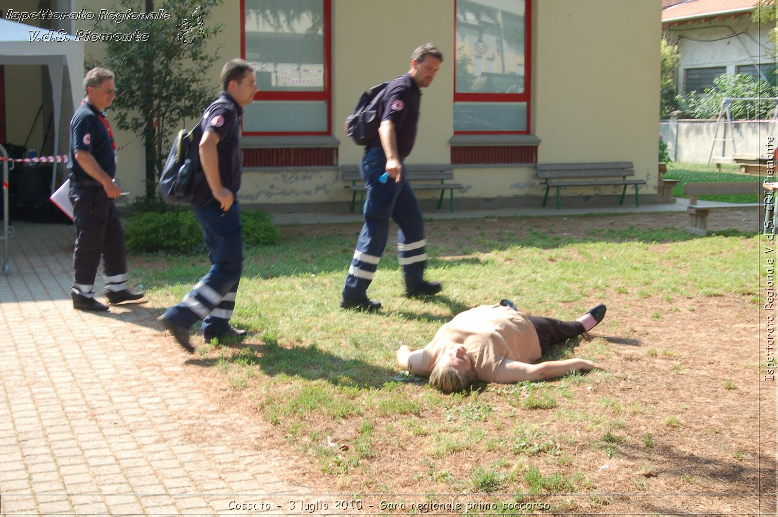 Cossato - 3 luglio 2010 - Gara regionale primo soccorso -  Croce Rossa Italiana - Ispettorato Regionale Volontari del Soccorso Piemonte