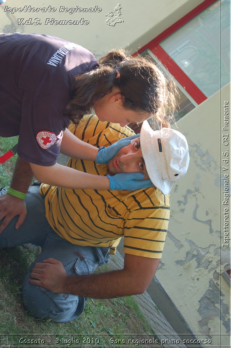 Cossato - 3 luglio 2010 - Gara regionale primo soccorso -  Croce Rossa Italiana - Ispettorato Regionale Volontari del Soccorso Piemonte