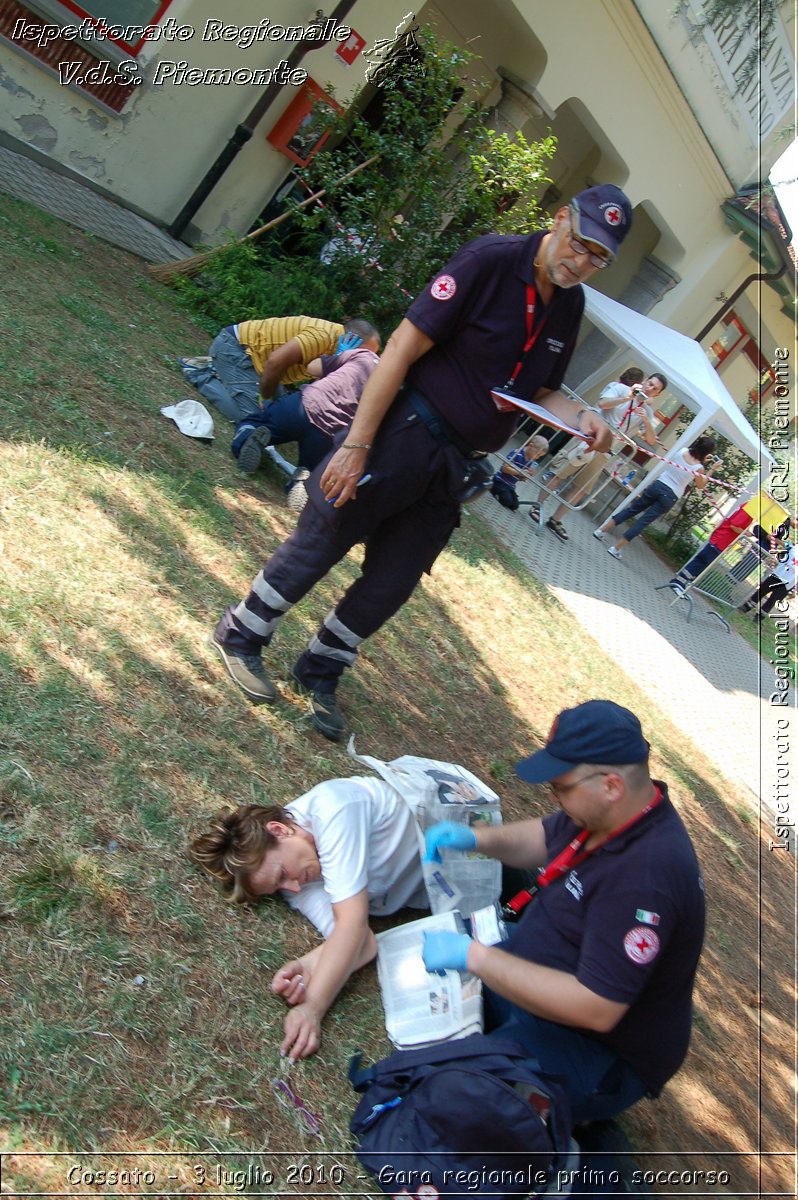 Cossato - 3 luglio 2010 - Gara regionale primo soccorso -  Croce Rossa Italiana - Ispettorato Regionale Volontari del Soccorso Piemonte