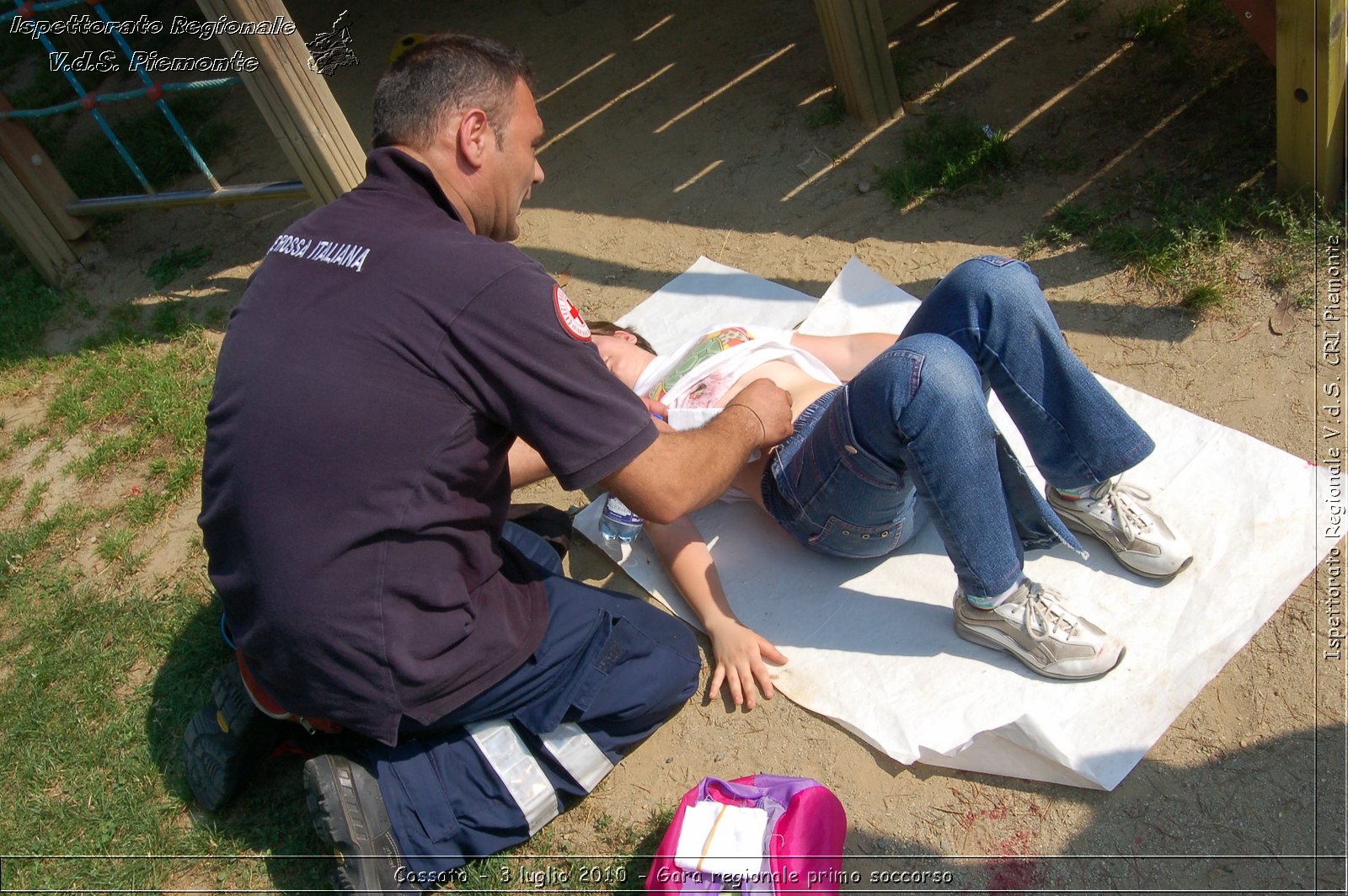 Cossato - 3 luglio 2010 - Gara regionale primo soccorso -  Croce Rossa Italiana - Ispettorato Regionale Volontari del Soccorso Piemonte