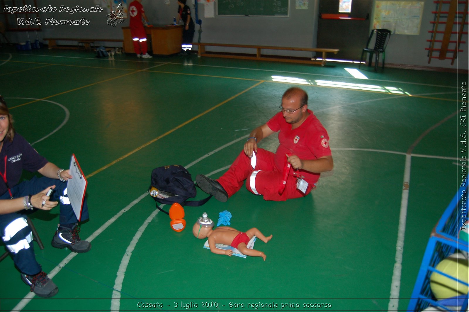 Cossato - 3 luglio 2010 - Gara regionale primo soccorso -  Croce Rossa Italiana - Ispettorato Regionale Volontari del Soccorso Piemonte