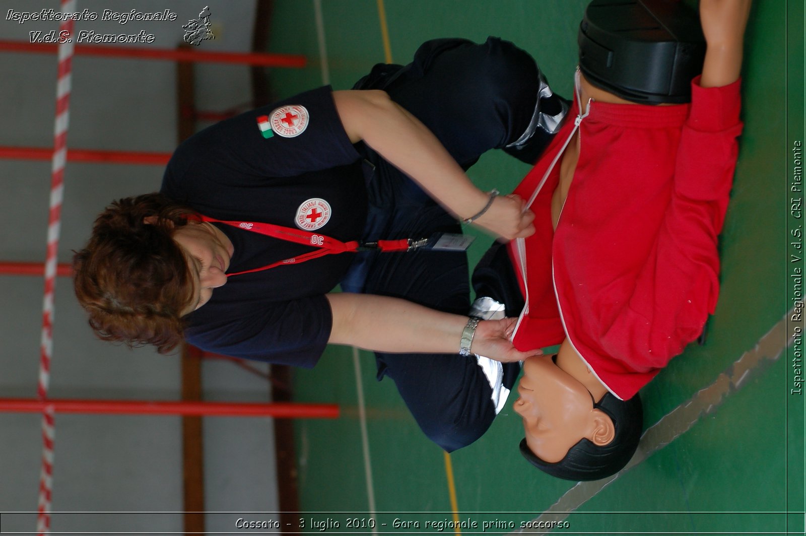 Cossato - 3 luglio 2010 - Gara regionale primo soccorso -  Croce Rossa Italiana - Ispettorato Regionale Volontari del Soccorso Piemonte