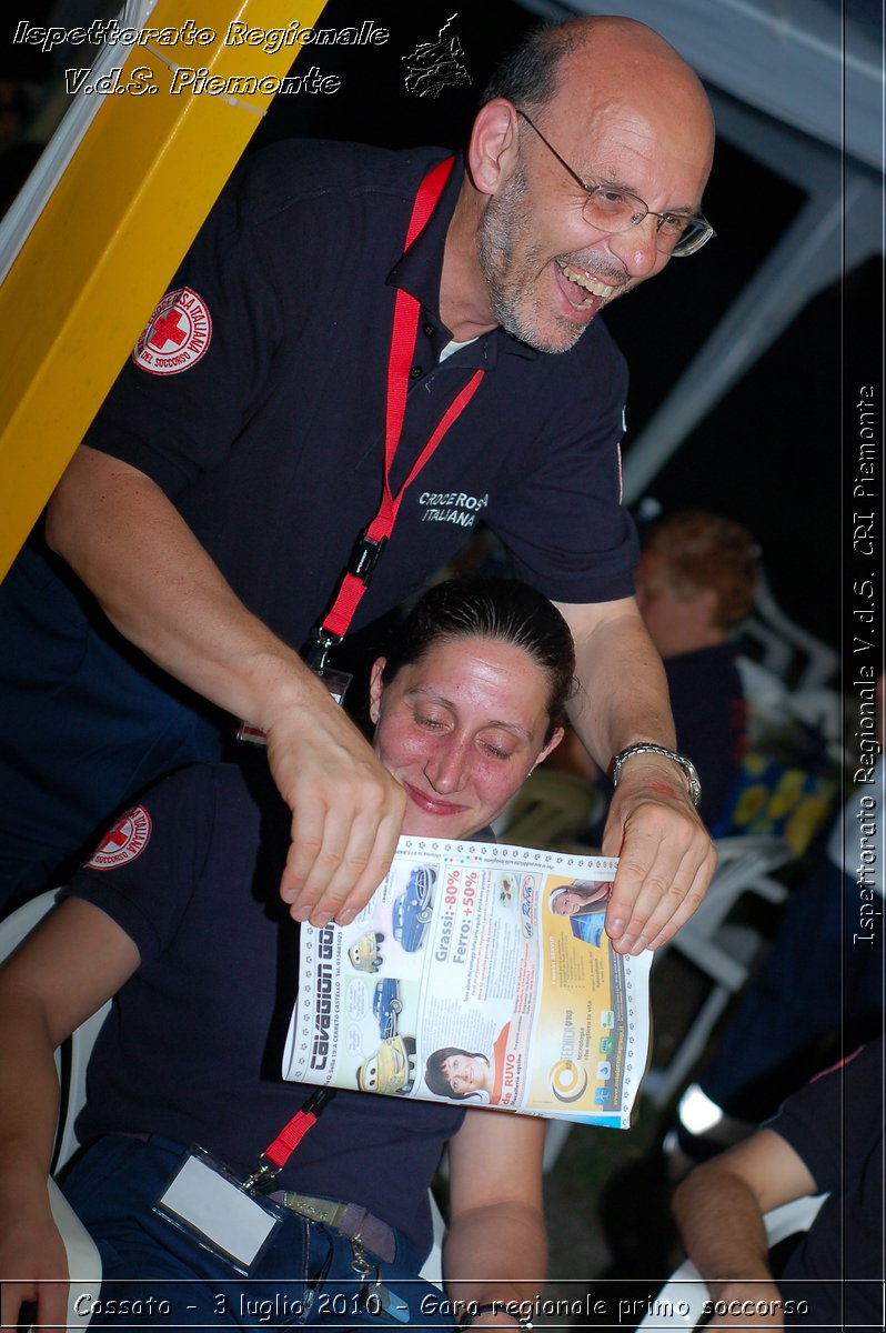 Cossato - 3 luglio 2010 - Gara regionale primo soccorso - premiazioni -  Croce Rossa Italiana - Ispettorato Regionale Volontari del Soccorso Piemonte