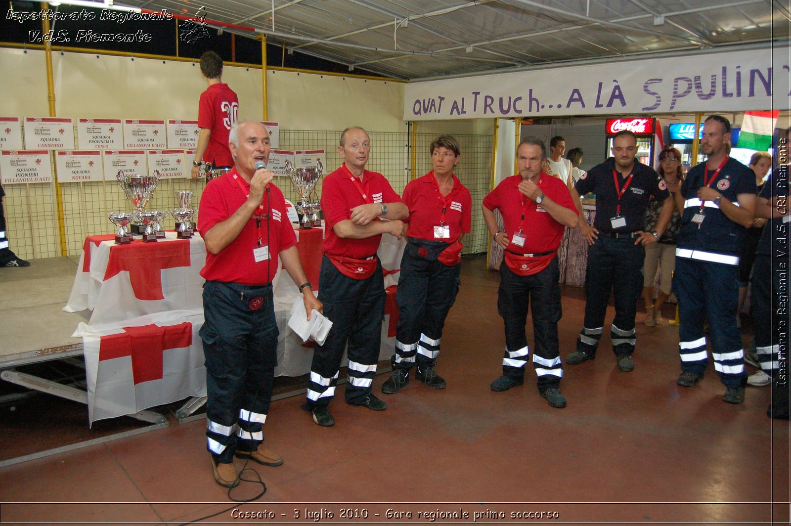 Cossato - 3 luglio 2010 - Gara regionale primo soccorso - premiazioni -  Croce Rossa Italiana - Ispettorato Regionale Volontari del Soccorso Piemonte