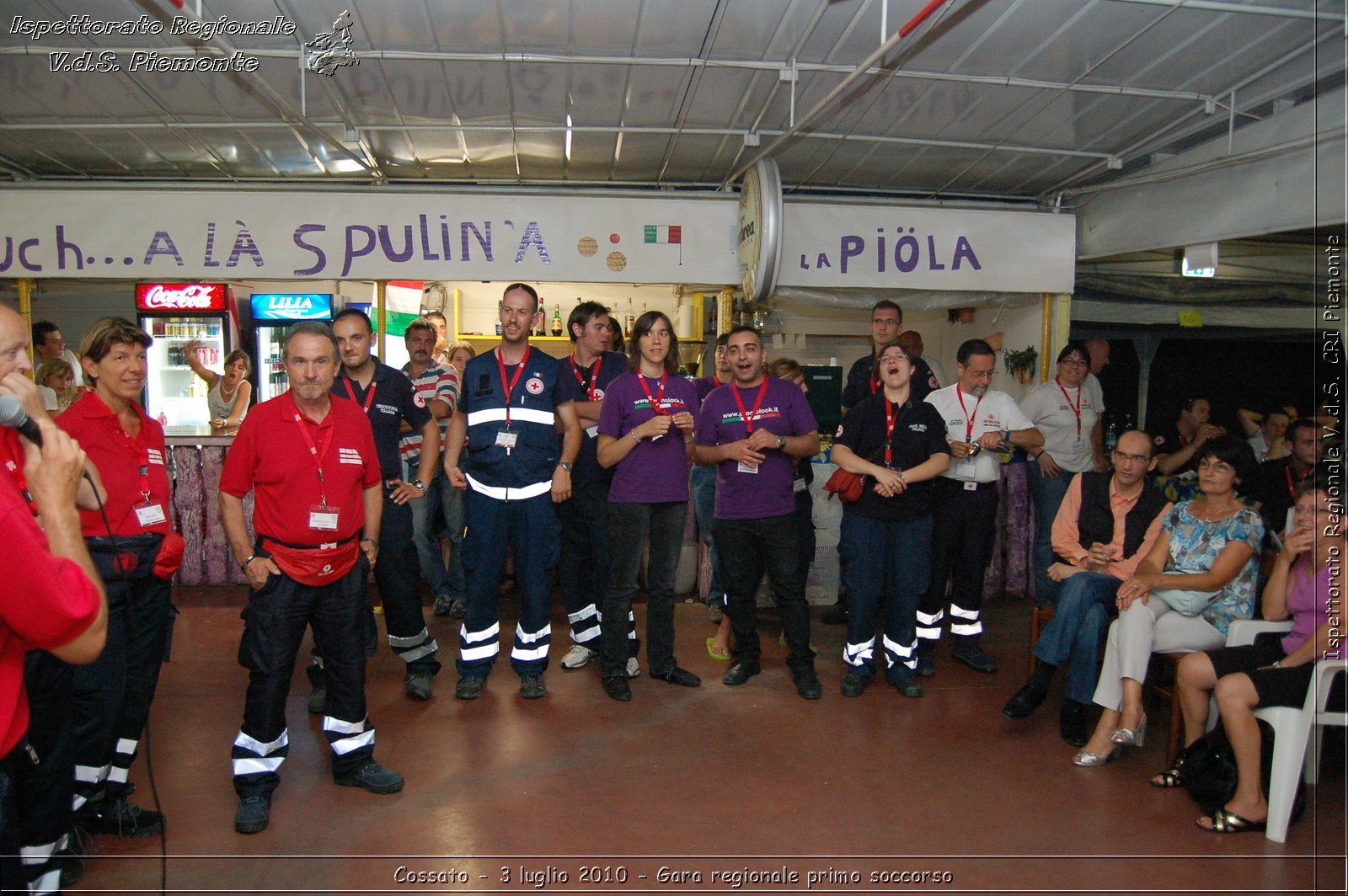 Cossato - 3 luglio 2010 - Gara regionale primo soccorso - premiazioni -  Croce Rossa Italiana - Ispettorato Regionale Volontari del Soccorso Piemonte