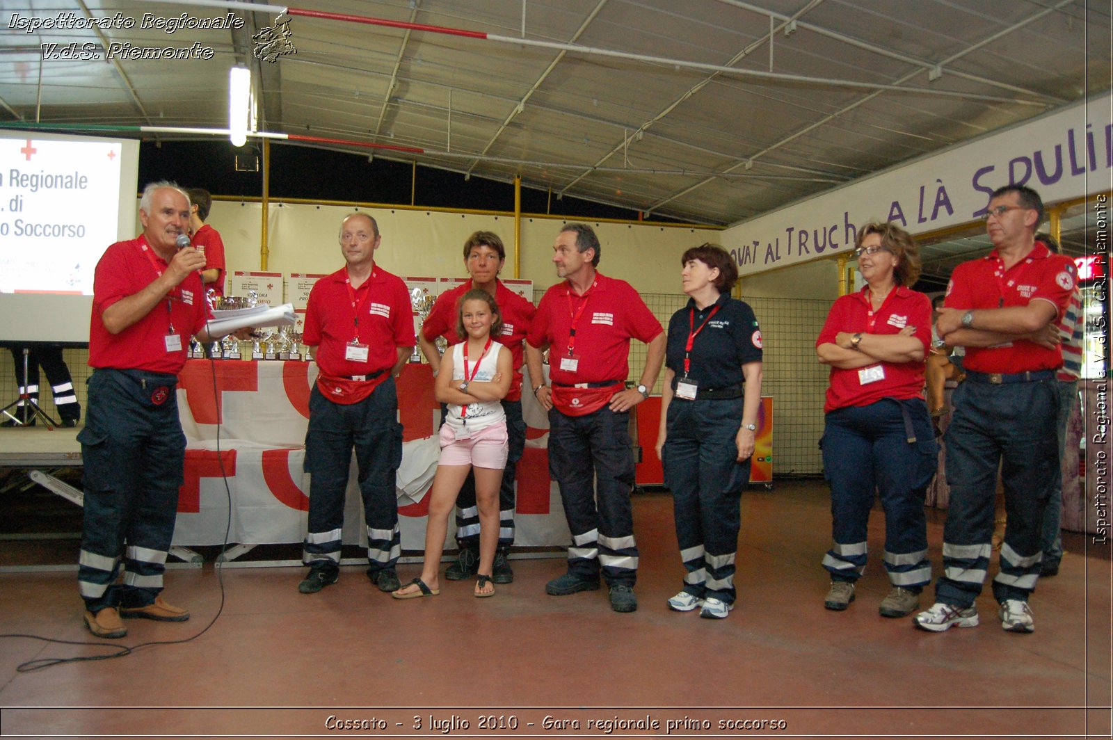 Cossato - 3 luglio 2010 - Gara regionale primo soccorso - premiazioni -  Croce Rossa Italiana - Ispettorato Regionale Volontari del Soccorso Piemonte