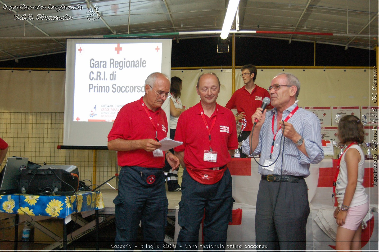 Cossato - 3 luglio 2010 - Gara regionale primo soccorso - premiazioni -  Croce Rossa Italiana - Ispettorato Regionale Volontari del Soccorso Piemonte