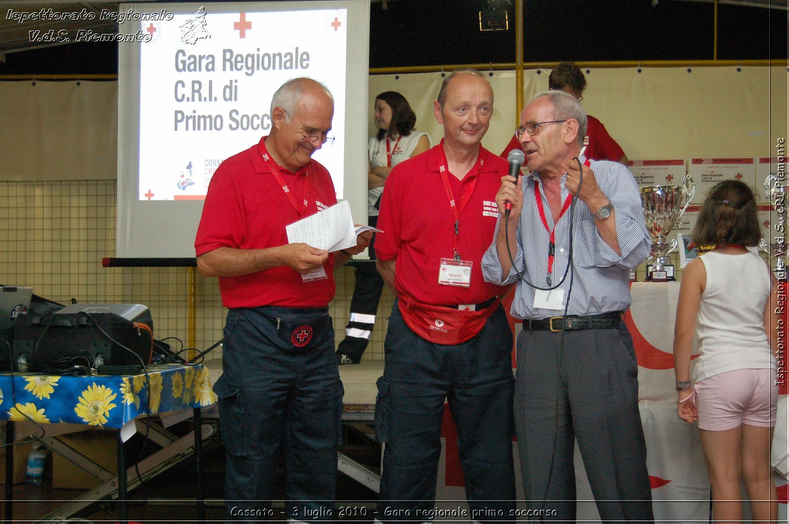 Cossato - 3 luglio 2010 - Gara regionale primo soccorso - premiazioni -  Croce Rossa Italiana - Ispettorato Regionale Volontari del Soccorso Piemonte