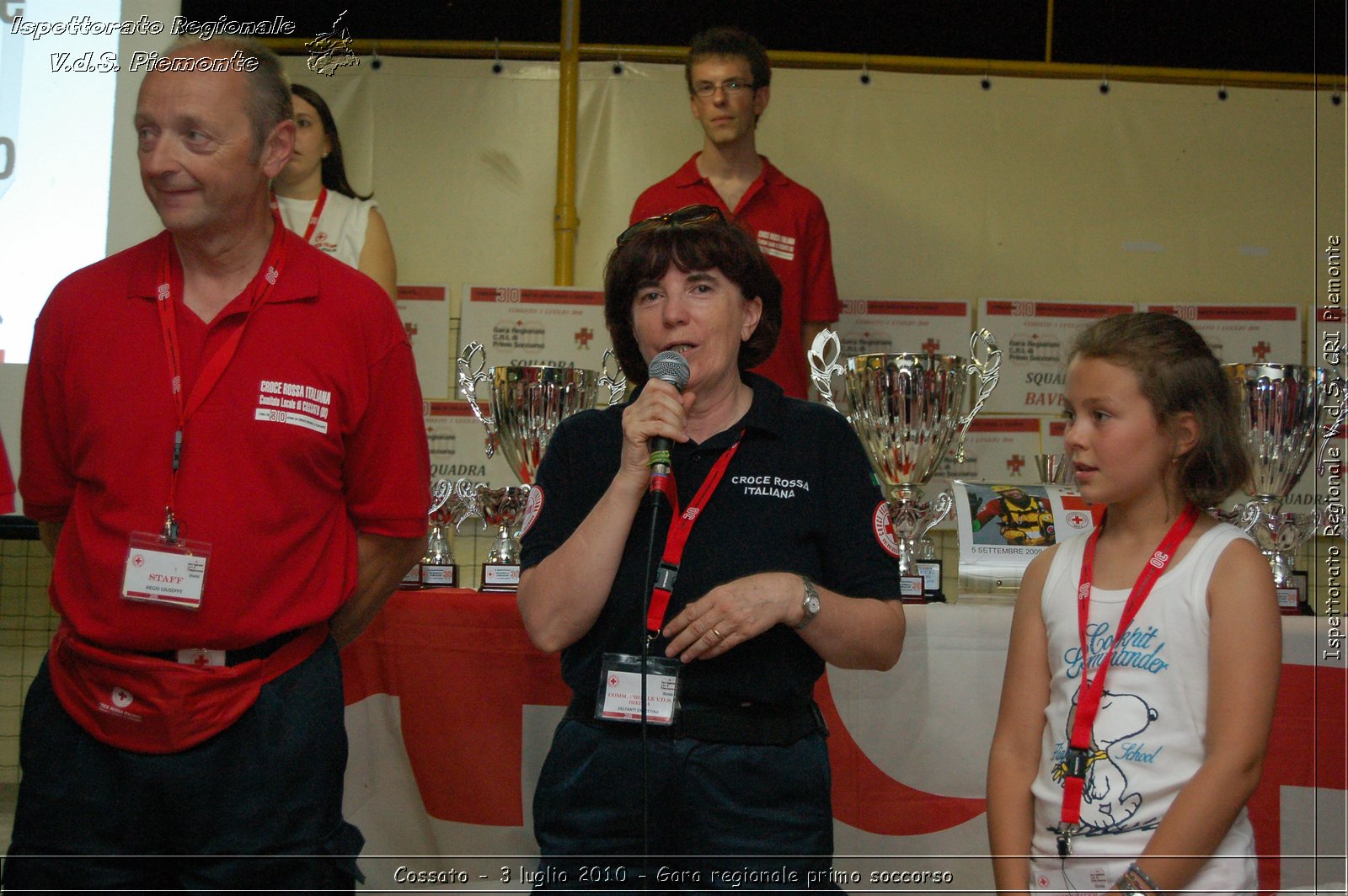 Cossato - 3 luglio 2010 - Gara regionale primo soccorso - premiazioni -  Croce Rossa Italiana - Ispettorato Regionale Volontari del Soccorso Piemonte