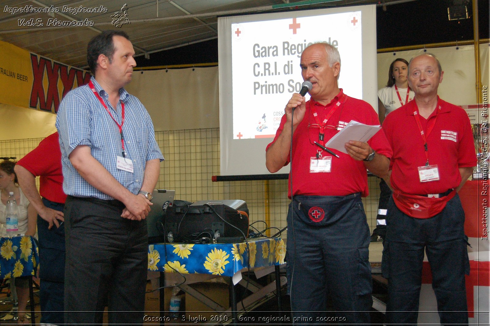 Cossato - 3 luglio 2010 - Gara regionale primo soccorso - premiazioni -  Croce Rossa Italiana - Ispettorato Regionale Volontari del Soccorso Piemonte