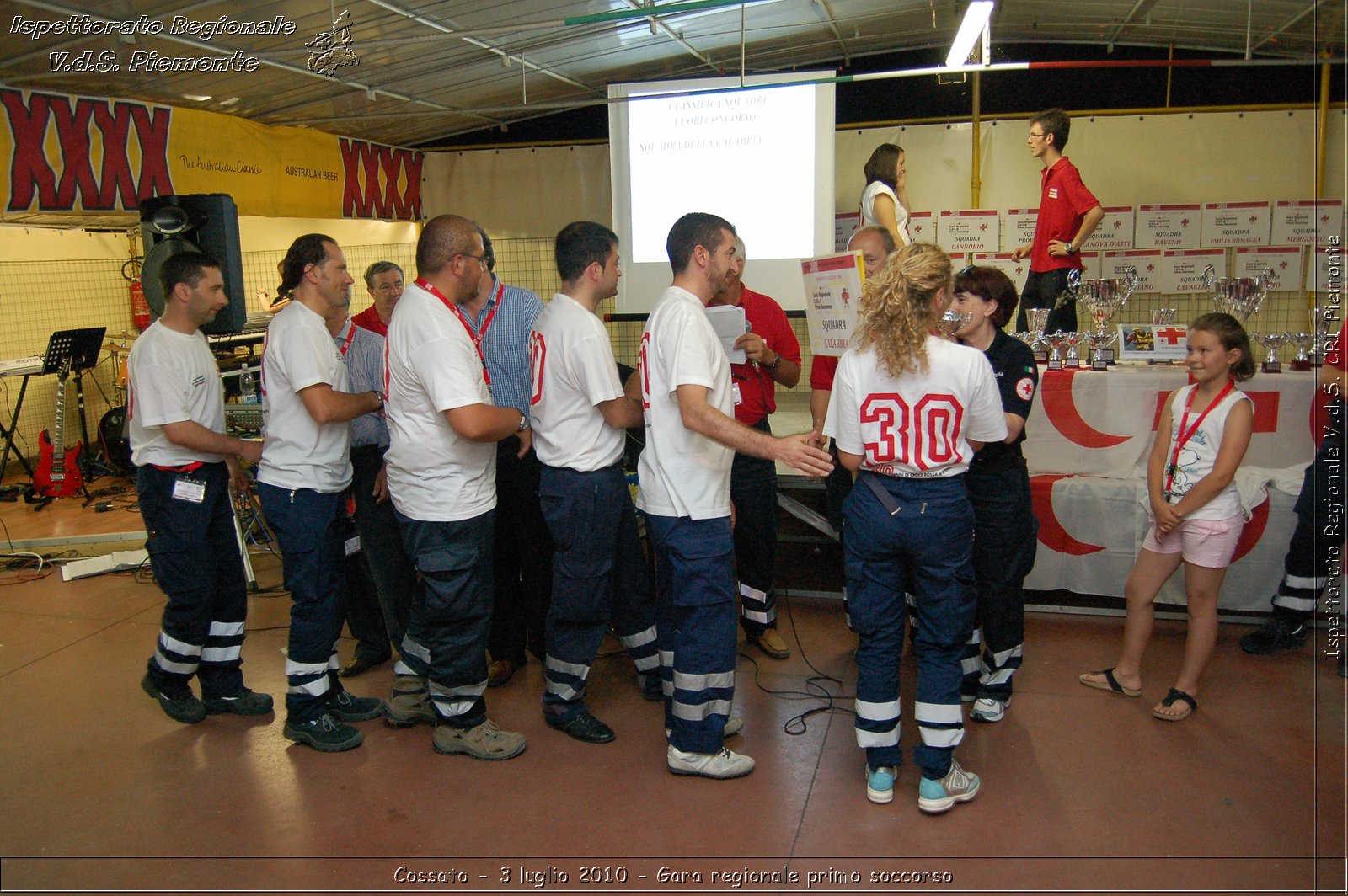 Cossato - 3 luglio 2010 - Gara regionale primo soccorso - premiazioni -  Croce Rossa Italiana - Ispettorato Regionale Volontari del Soccorso Piemonte