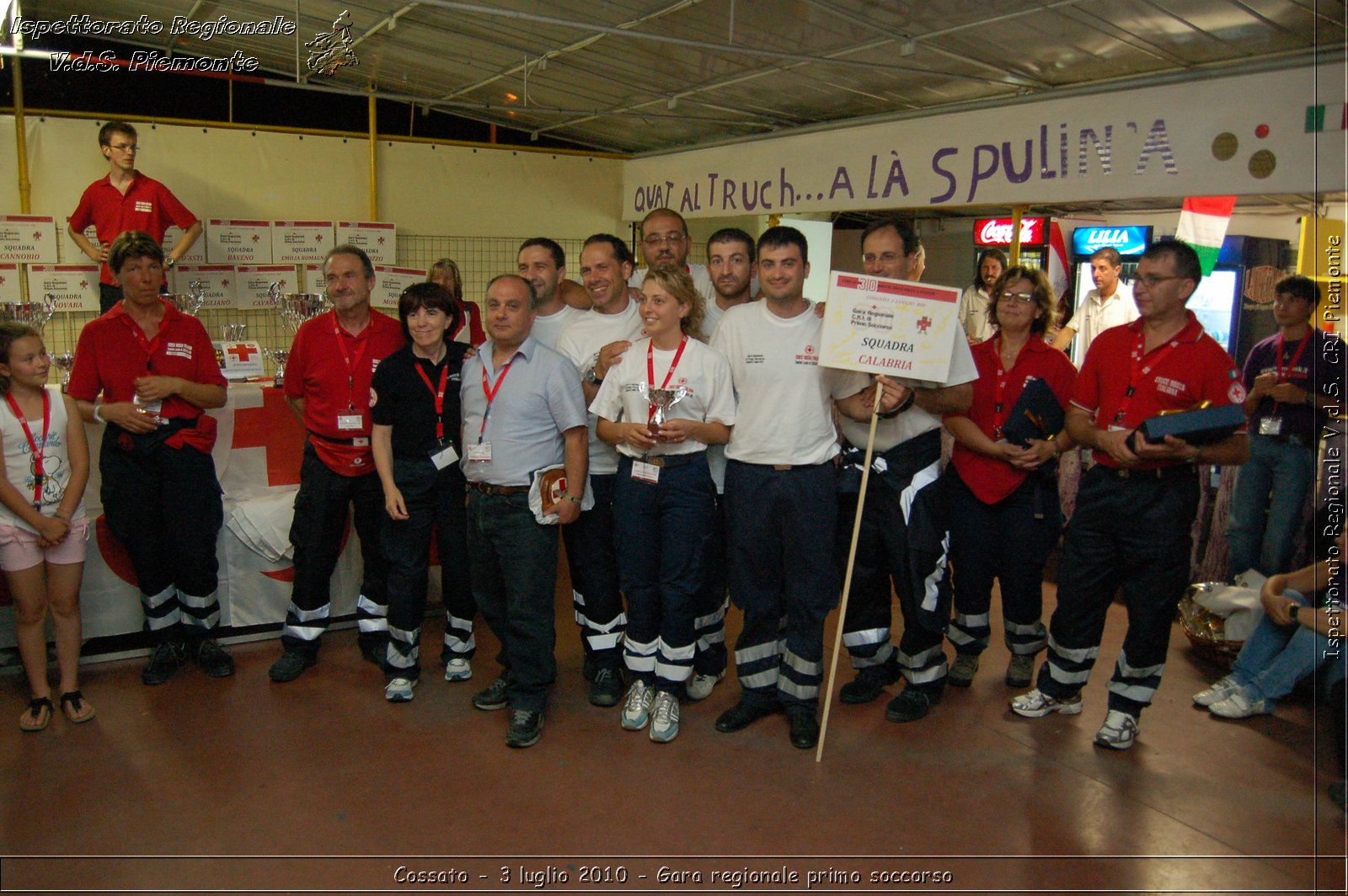 Cossato - 3 luglio 2010 - Gara regionale primo soccorso - premiazioni -  Croce Rossa Italiana - Ispettorato Regionale Volontari del Soccorso Piemonte