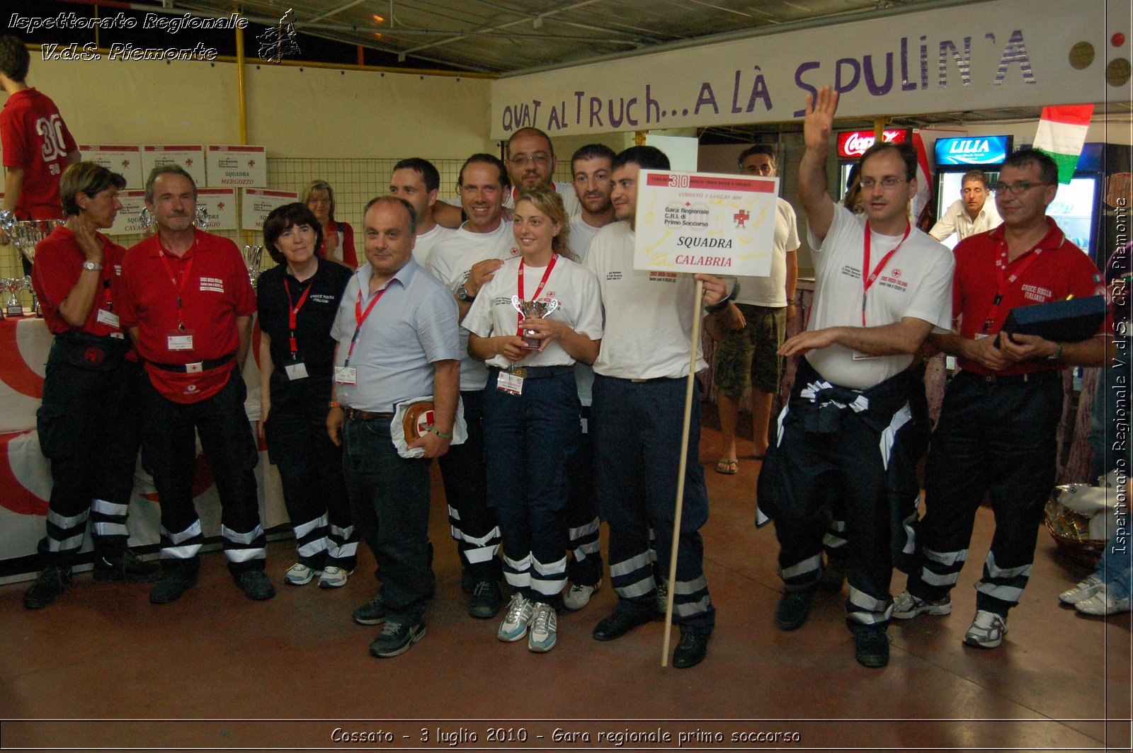 Cossato - 3 luglio 2010 - Gara regionale primo soccorso - premiazioni -  Croce Rossa Italiana - Ispettorato Regionale Volontari del Soccorso Piemonte