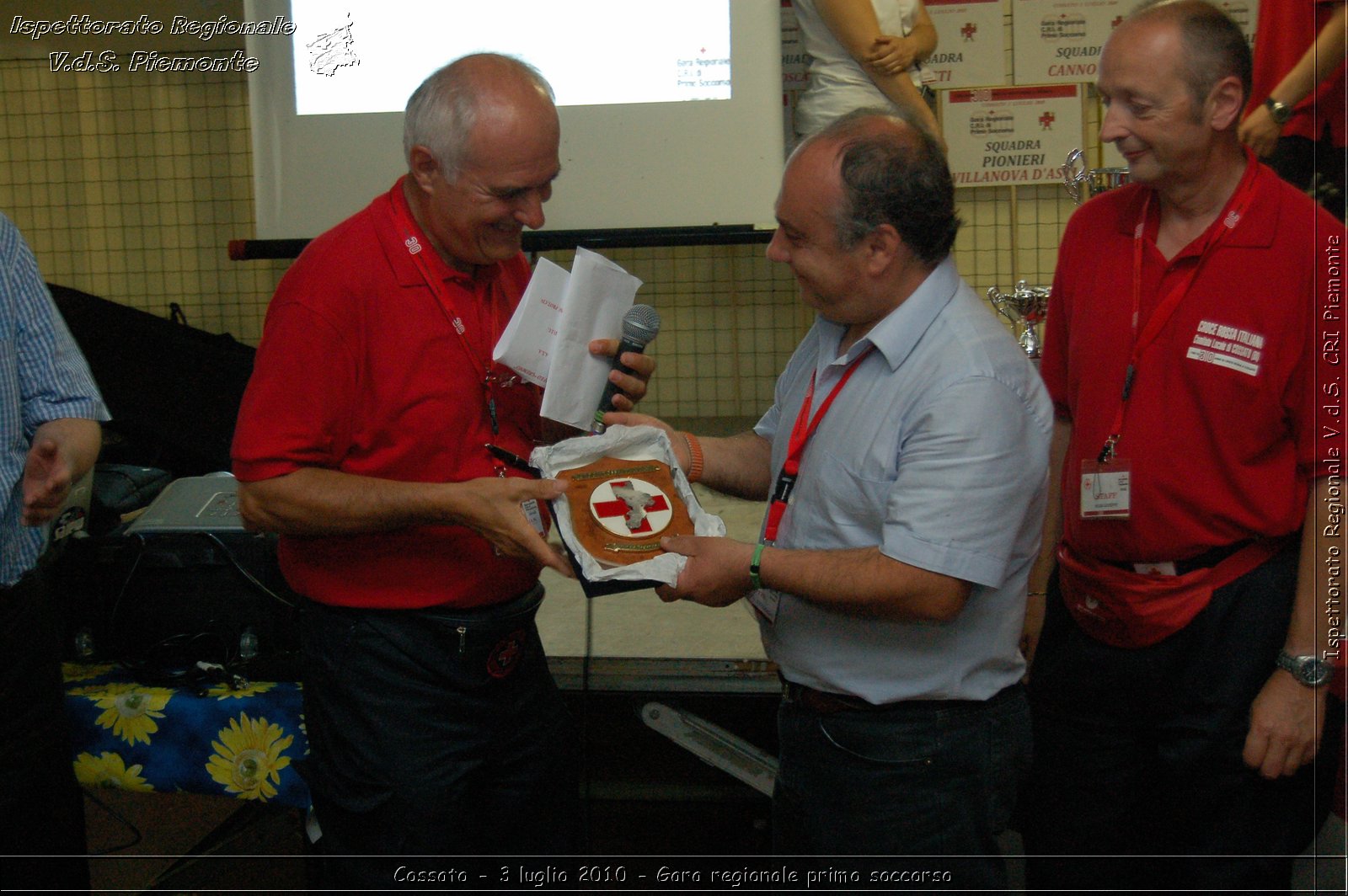 Cossato - 3 luglio 2010 - Gara regionale primo soccorso - premiazioni -  Croce Rossa Italiana - Ispettorato Regionale Volontari del Soccorso Piemonte