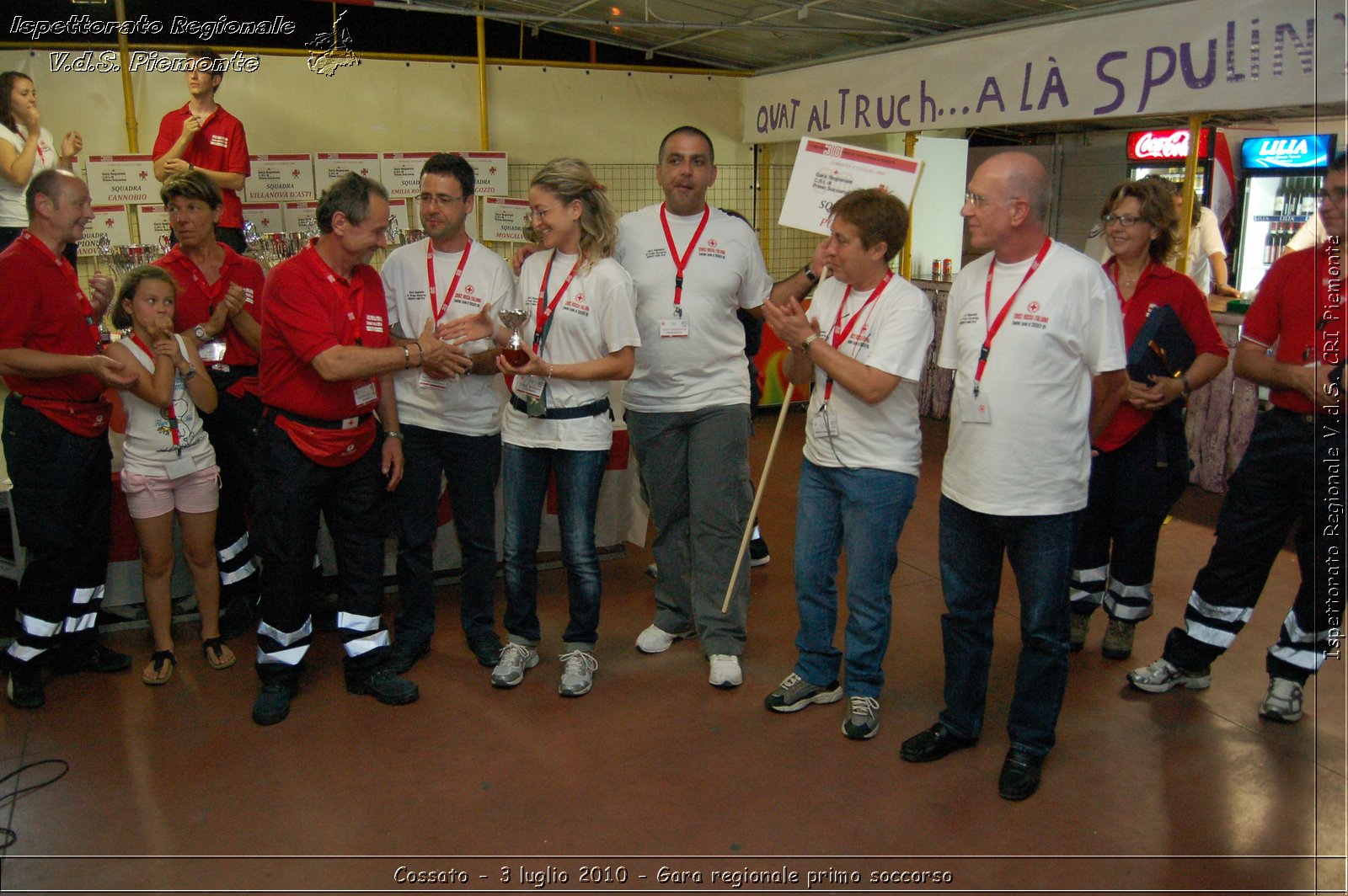 Cossato - 3 luglio 2010 - Gara regionale primo soccorso - premiazioni -  Croce Rossa Italiana - Ispettorato Regionale Volontari del Soccorso Piemonte