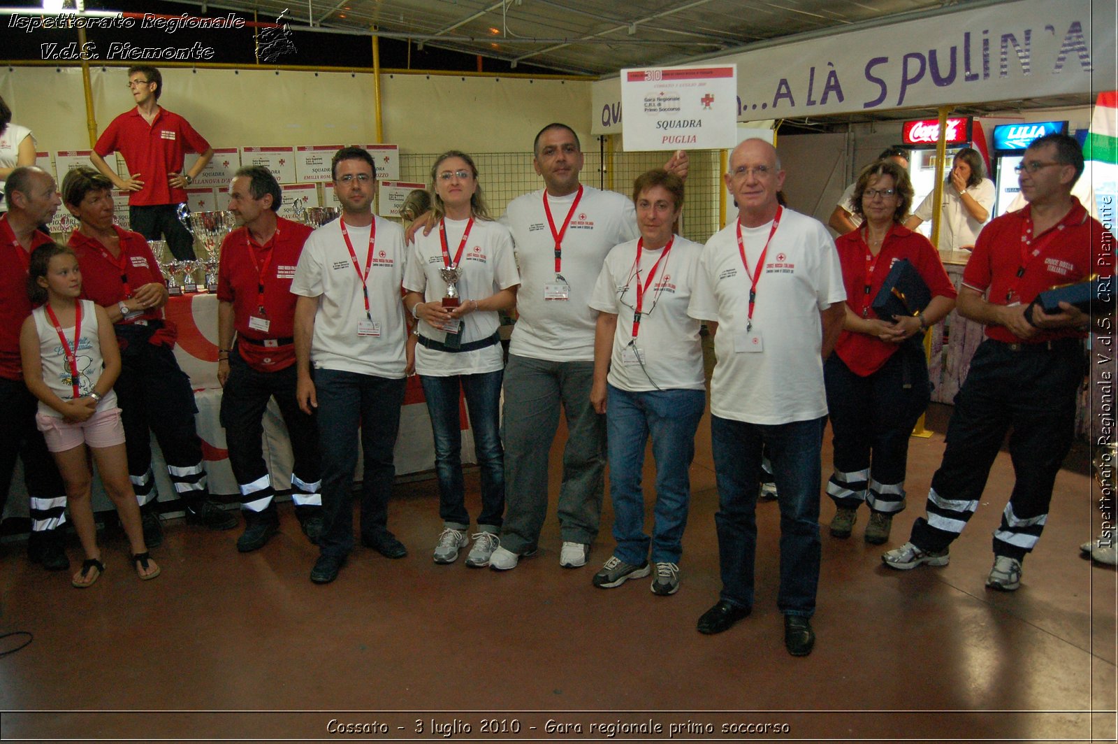 Cossato - 3 luglio 2010 - Gara regionale primo soccorso - premiazioni -  Croce Rossa Italiana - Ispettorato Regionale Volontari del Soccorso Piemonte