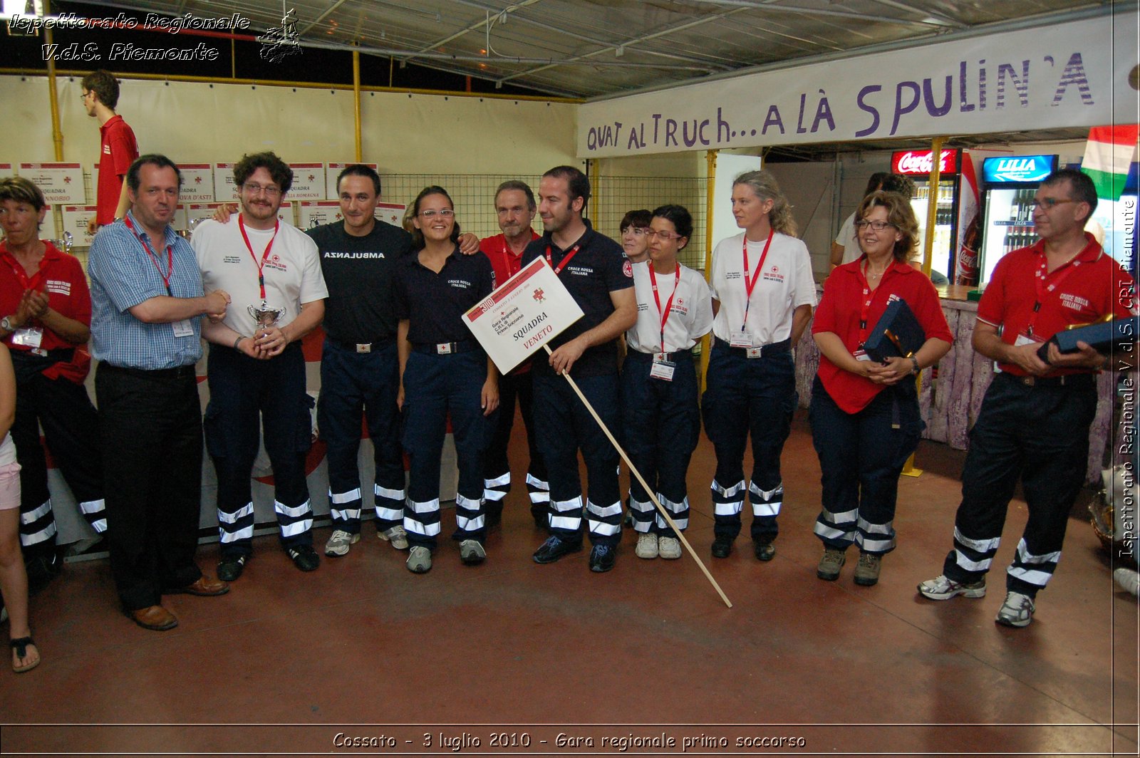 Cossato - 3 luglio 2010 - Gara regionale primo soccorso - premiazioni -  Croce Rossa Italiana - Ispettorato Regionale Volontari del Soccorso Piemonte