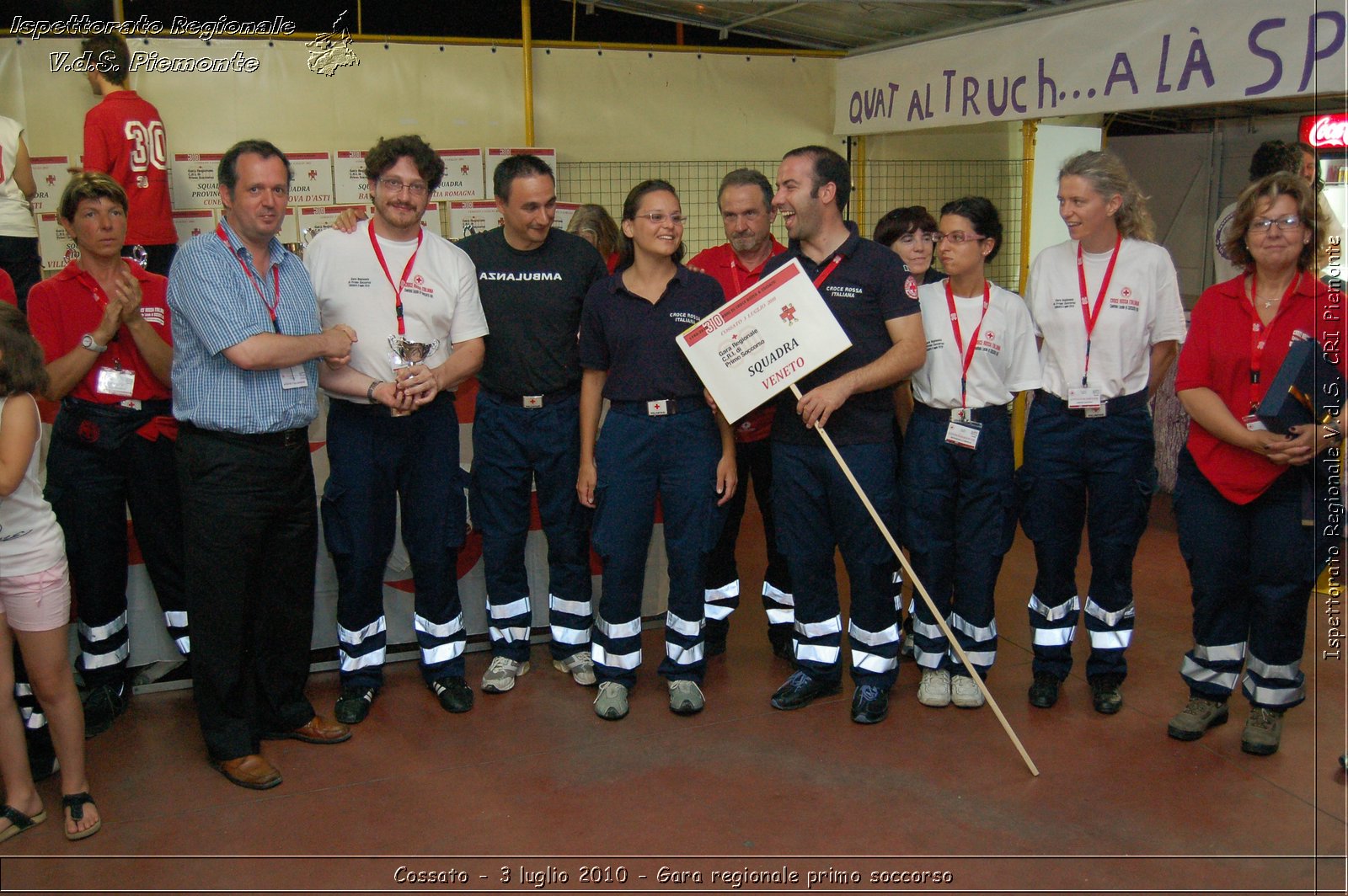 Cossato - 3 luglio 2010 - Gara regionale primo soccorso - premiazioni -  Croce Rossa Italiana - Ispettorato Regionale Volontari del Soccorso Piemonte