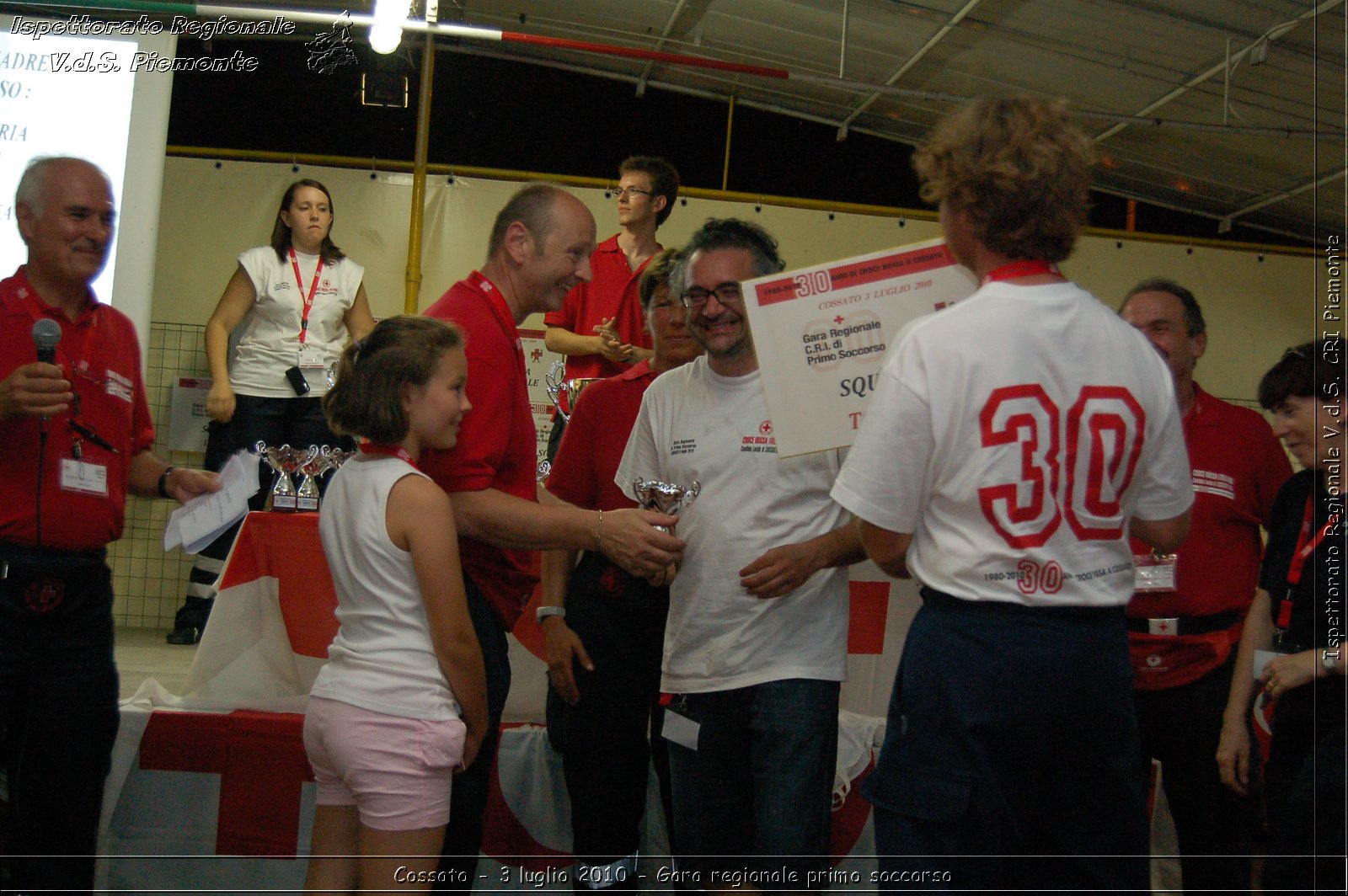 Cossato - 3 luglio 2010 - Gara regionale primo soccorso - premiazioni -  Croce Rossa Italiana - Ispettorato Regionale Volontari del Soccorso Piemonte