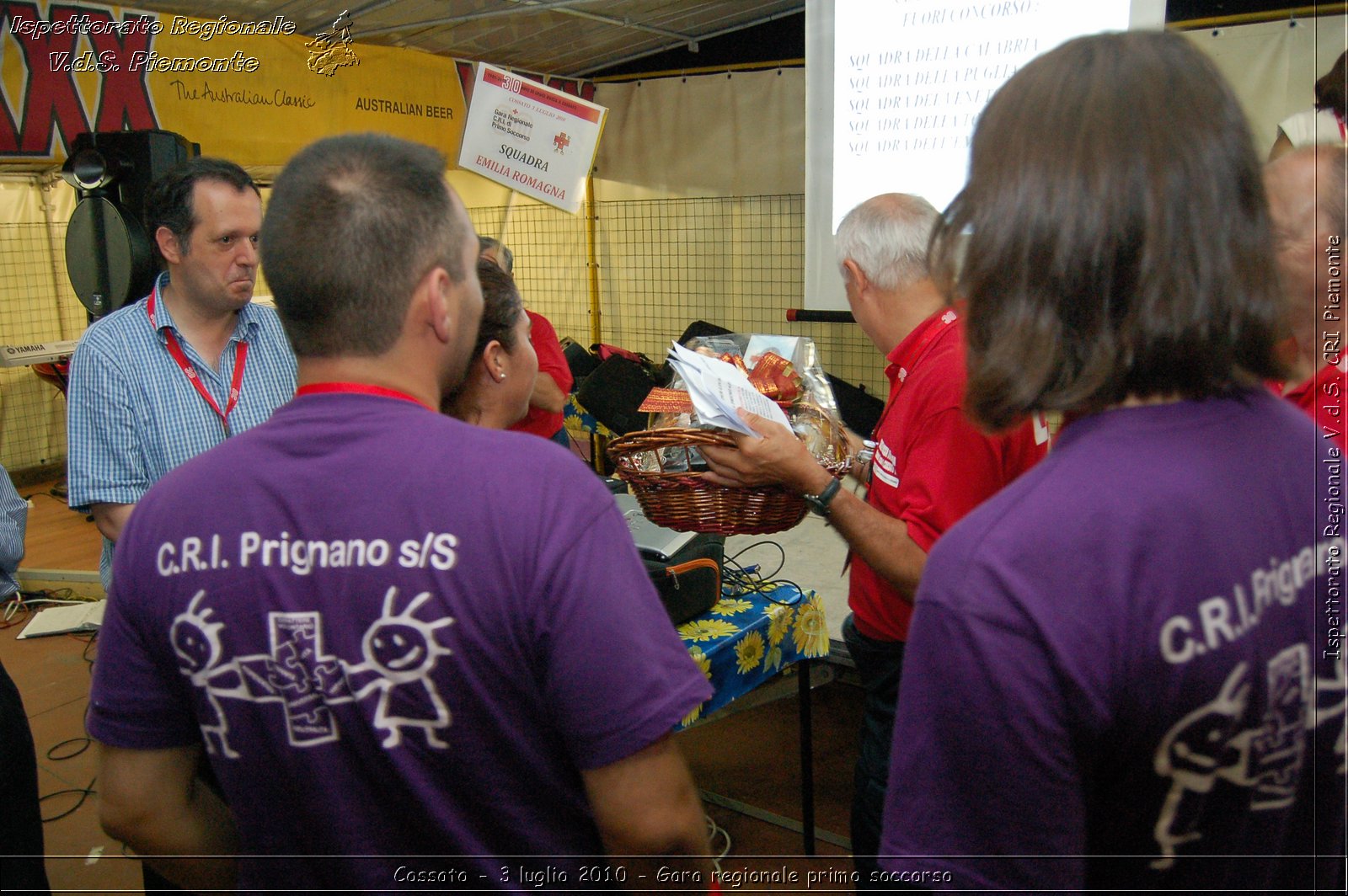 Cossato - 3 luglio 2010 - Gara regionale primo soccorso - premiazioni -  Croce Rossa Italiana - Ispettorato Regionale Volontari del Soccorso Piemonte