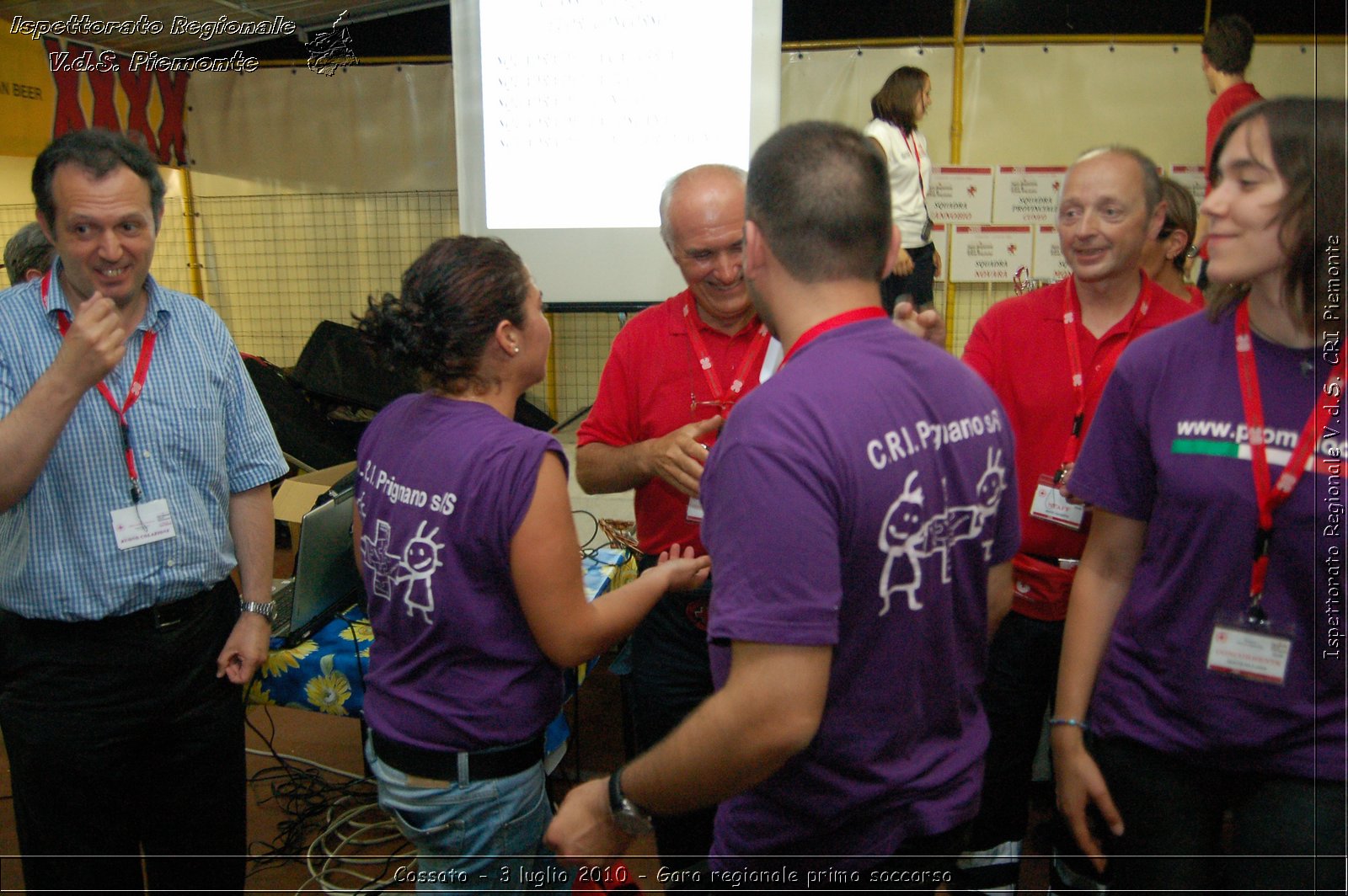 Cossato - 3 luglio 2010 - Gara regionale primo soccorso - premiazioni -  Croce Rossa Italiana - Ispettorato Regionale Volontari del Soccorso Piemonte