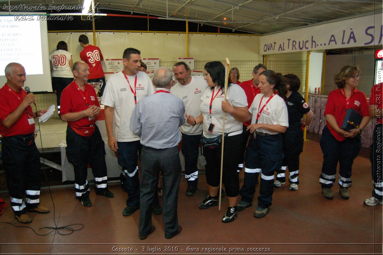 Cossato - 3 luglio 2010 - Gara regionale primo soccorso - premiazioni -  Croce Rossa Italiana - Ispettorato Regionale Volontari del Soccorso Piemonte