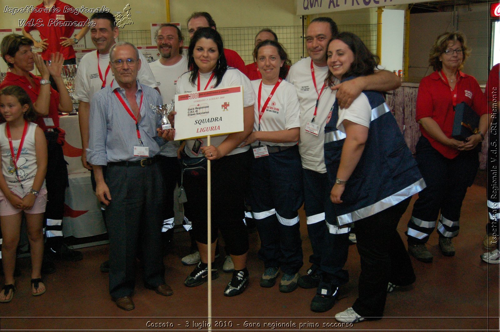 Cossato - 3 luglio 2010 - Gara regionale primo soccorso - premiazioni -  Croce Rossa Italiana - Ispettorato Regionale Volontari del Soccorso Piemonte