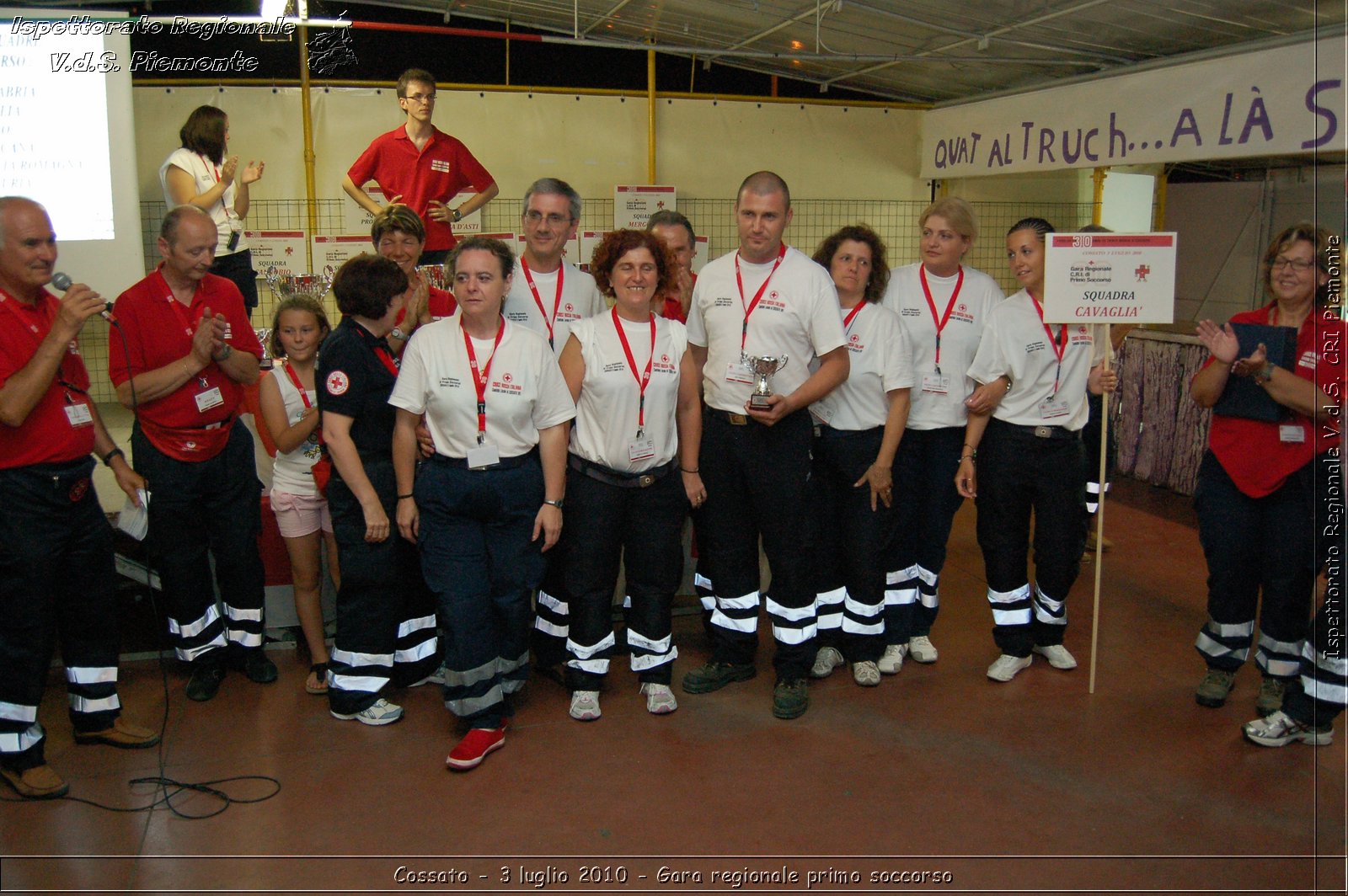 Cossato - 3 luglio 2010 - Gara regionale primo soccorso - premiazioni -  Croce Rossa Italiana - Ispettorato Regionale Volontari del Soccorso Piemonte