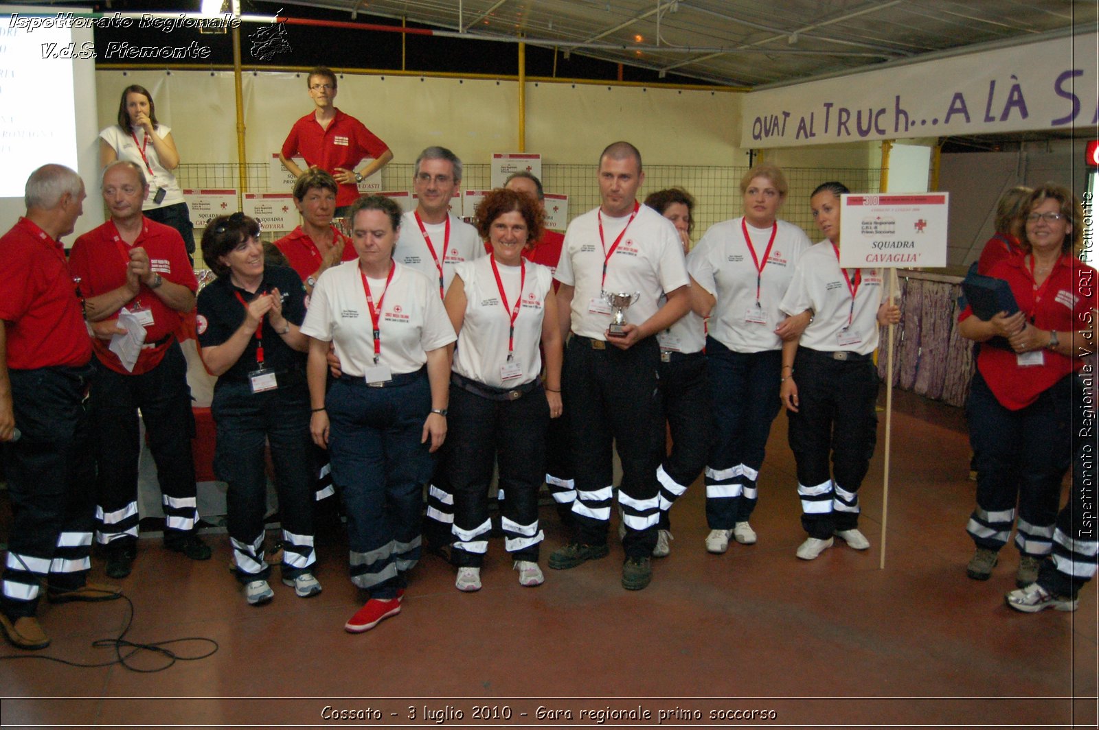 Cossato - 3 luglio 2010 - Gara regionale primo soccorso - premiazioni -  Croce Rossa Italiana - Ispettorato Regionale Volontari del Soccorso Piemonte