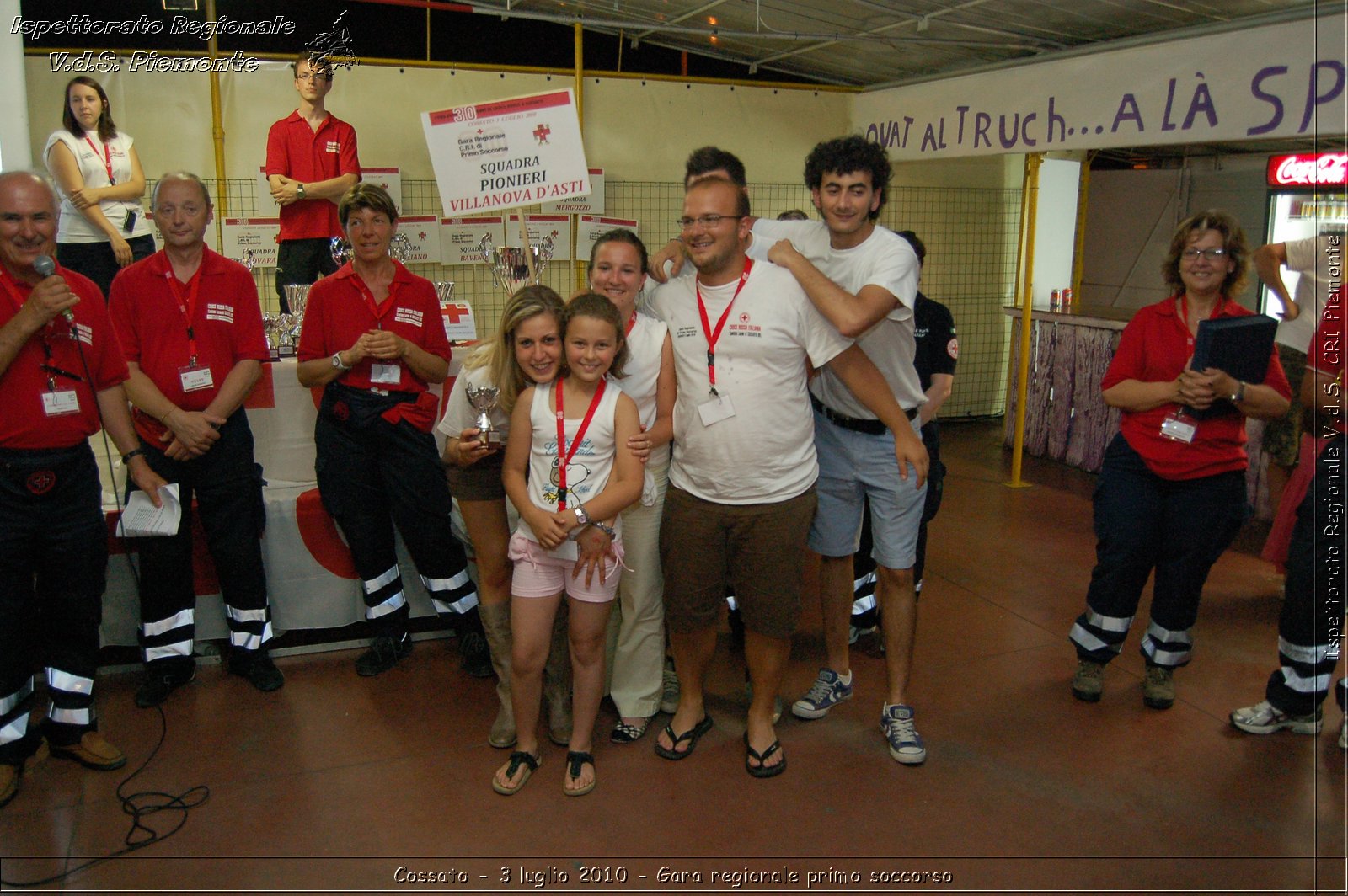 Cossato - 3 luglio 2010 - Gara regionale primo soccorso - premiazioni -  Croce Rossa Italiana - Ispettorato Regionale Volontari del Soccorso Piemonte