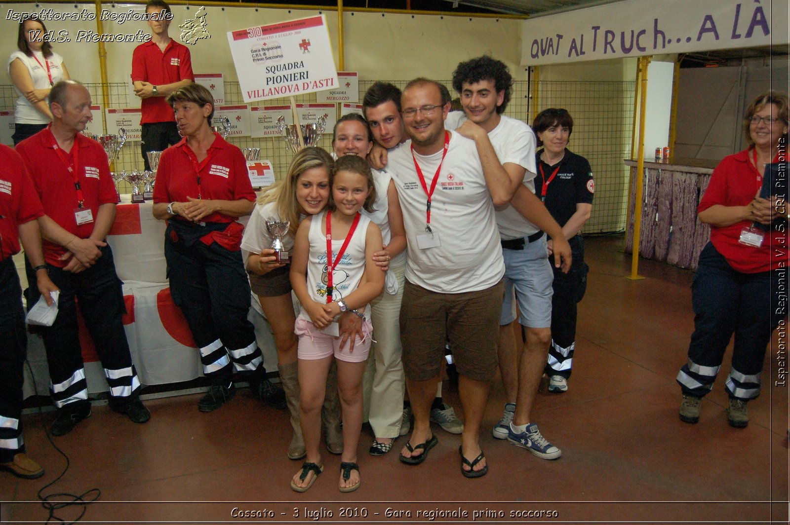 Cossato - 3 luglio 2010 - Gara regionale primo soccorso - premiazioni -  Croce Rossa Italiana - Ispettorato Regionale Volontari del Soccorso Piemonte