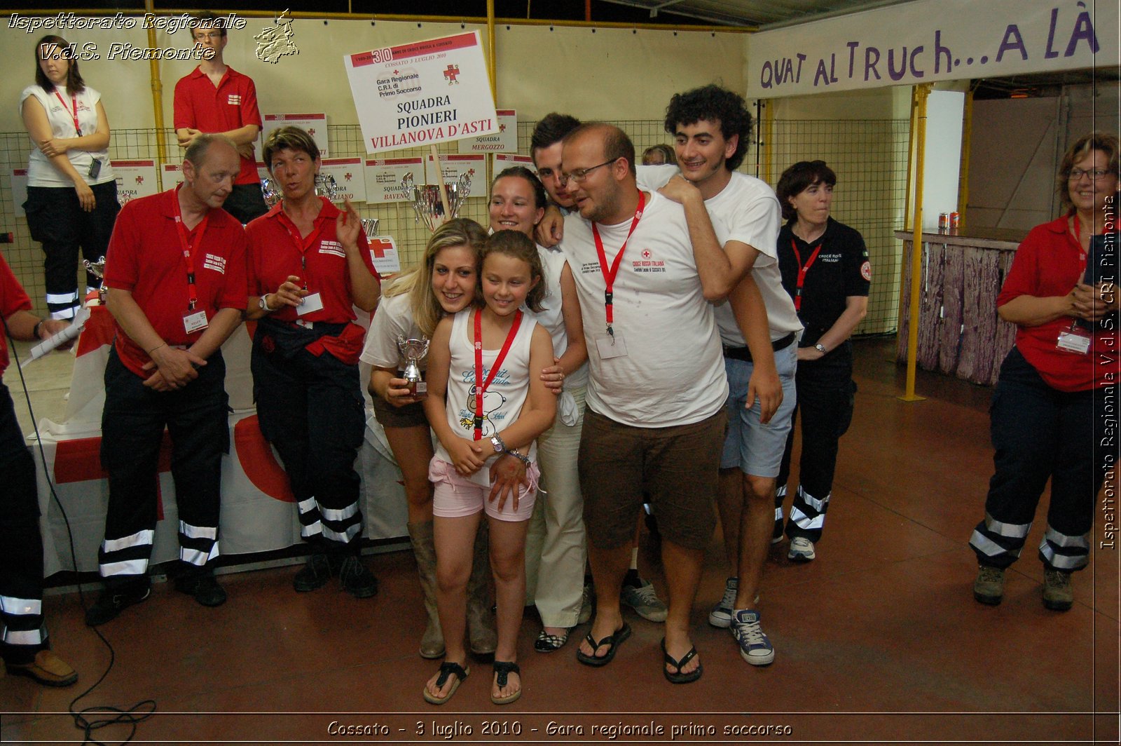 Cossato - 3 luglio 2010 - Gara regionale primo soccorso - premiazioni -  Croce Rossa Italiana - Ispettorato Regionale Volontari del Soccorso Piemonte