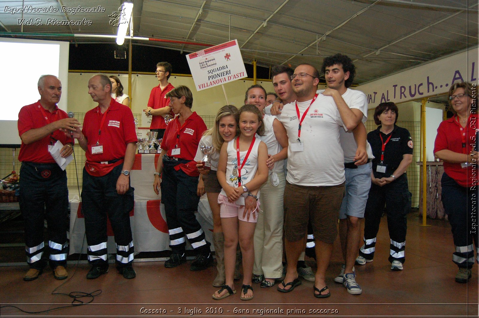 Cossato - 3 luglio 2010 - Gara regionale primo soccorso - premiazioni -  Croce Rossa Italiana - Ispettorato Regionale Volontari del Soccorso Piemonte