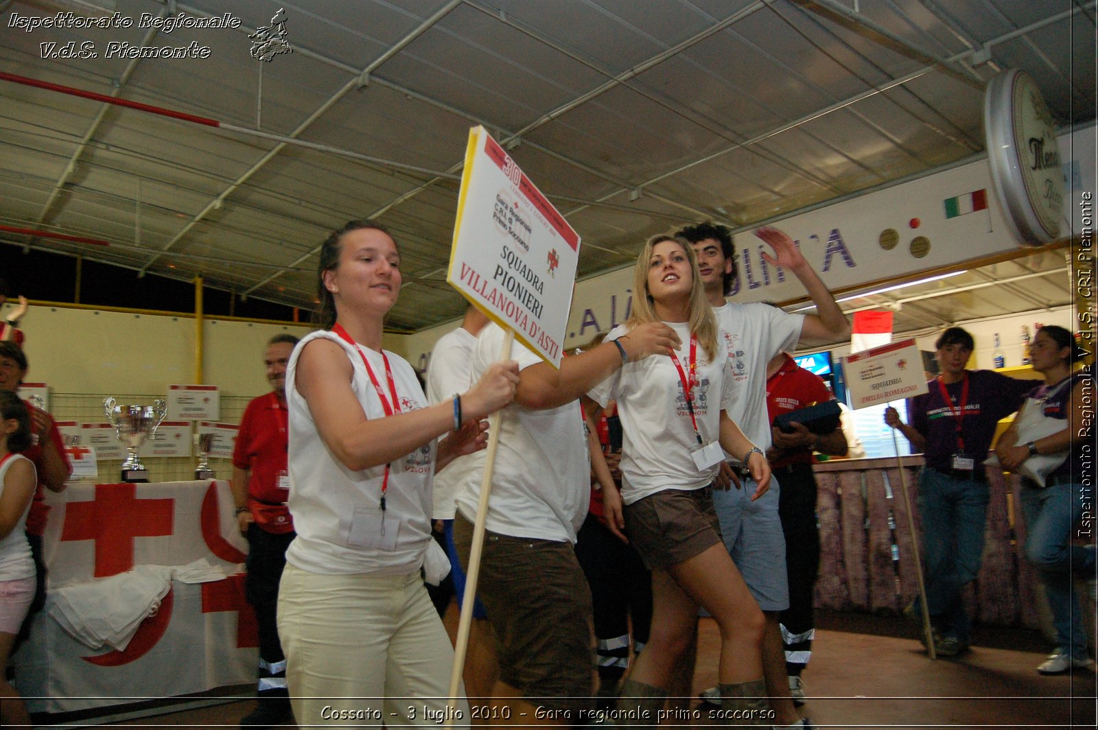 Cossato - 3 luglio 2010 - Gara regionale primo soccorso - premiazioni -  Croce Rossa Italiana - Ispettorato Regionale Volontari del Soccorso Piemonte