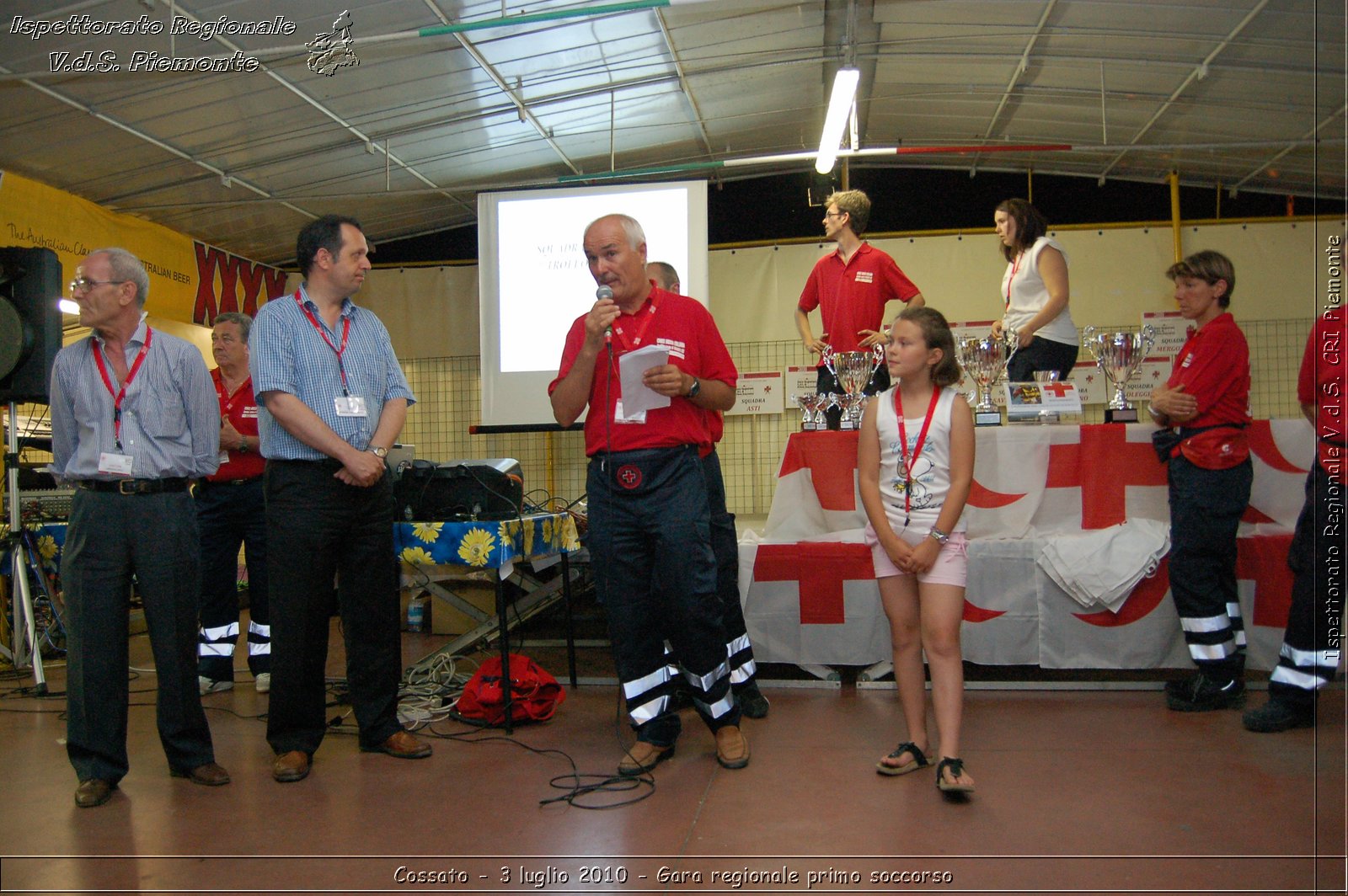 Cossato - 3 luglio 2010 - Gara regionale primo soccorso - premiazioni -  Croce Rossa Italiana - Ispettorato Regionale Volontari del Soccorso Piemonte