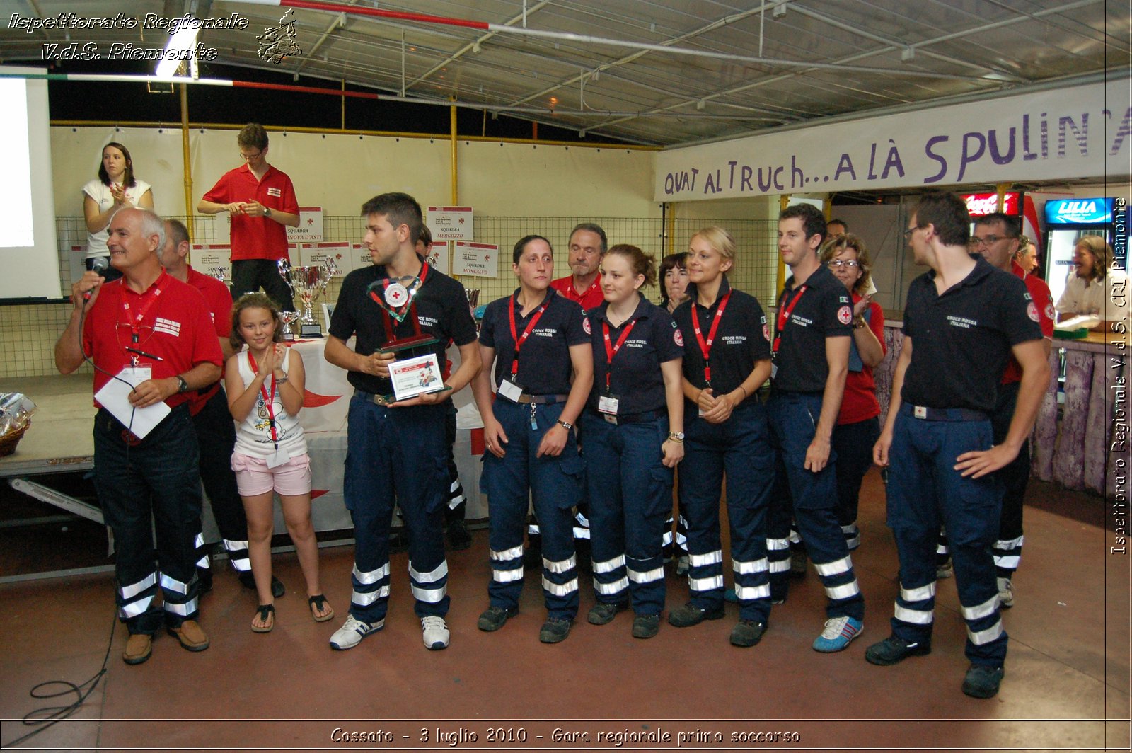 Cossato - 3 luglio 2010 - Gara regionale primo soccorso - premiazioni -  Croce Rossa Italiana - Ispettorato Regionale Volontari del Soccorso Piemonte