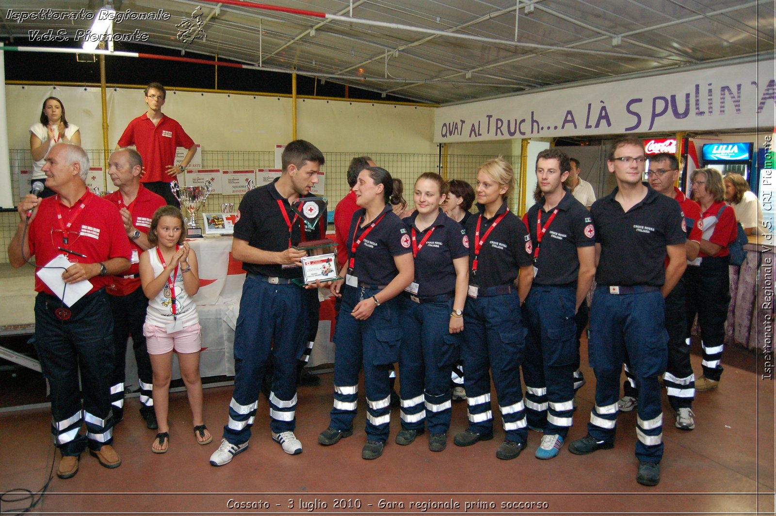 Cossato - 3 luglio 2010 - Gara regionale primo soccorso - premiazioni -  Croce Rossa Italiana - Ispettorato Regionale Volontari del Soccorso Piemonte