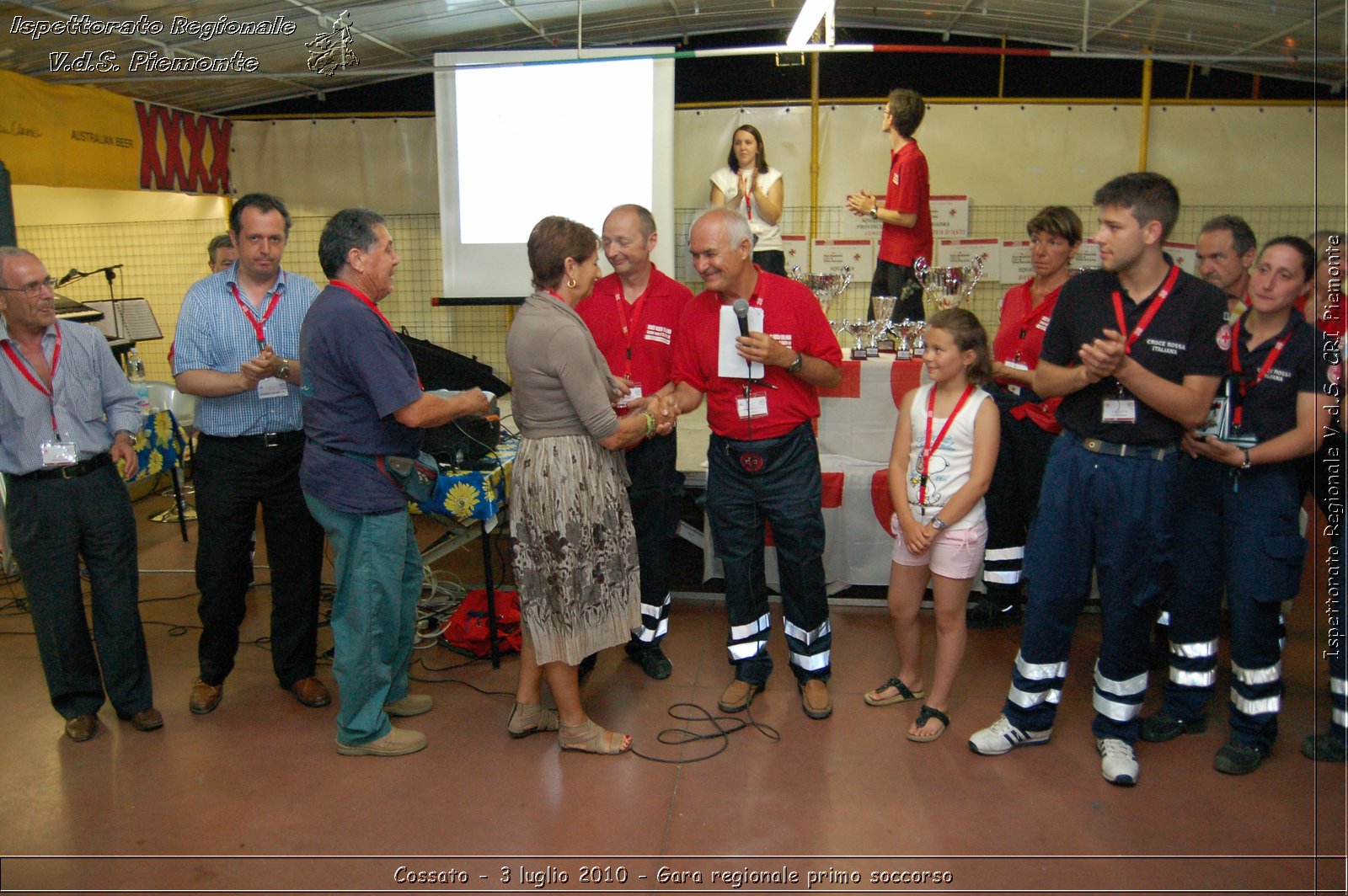 Cossato - 3 luglio 2010 - Gara regionale primo soccorso - premiazioni -  Croce Rossa Italiana - Ispettorato Regionale Volontari del Soccorso Piemonte