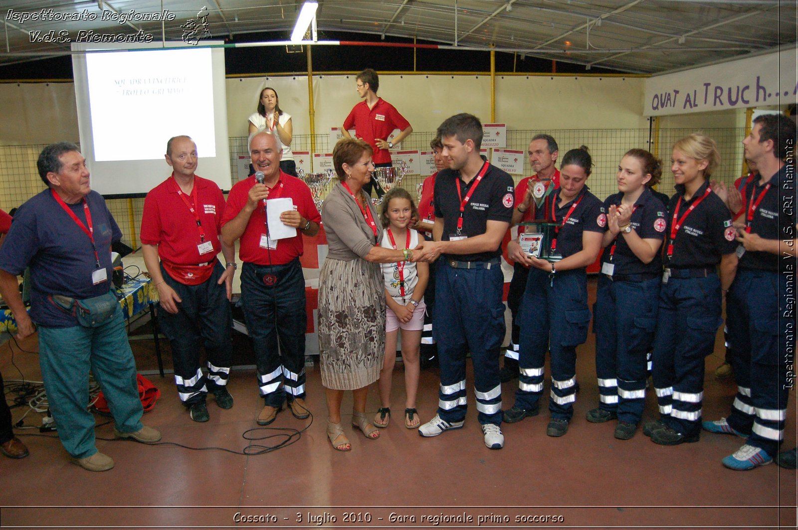 Cossato - 3 luglio 2010 - Gara regionale primo soccorso - premiazioni -  Croce Rossa Italiana - Ispettorato Regionale Volontari del Soccorso Piemonte