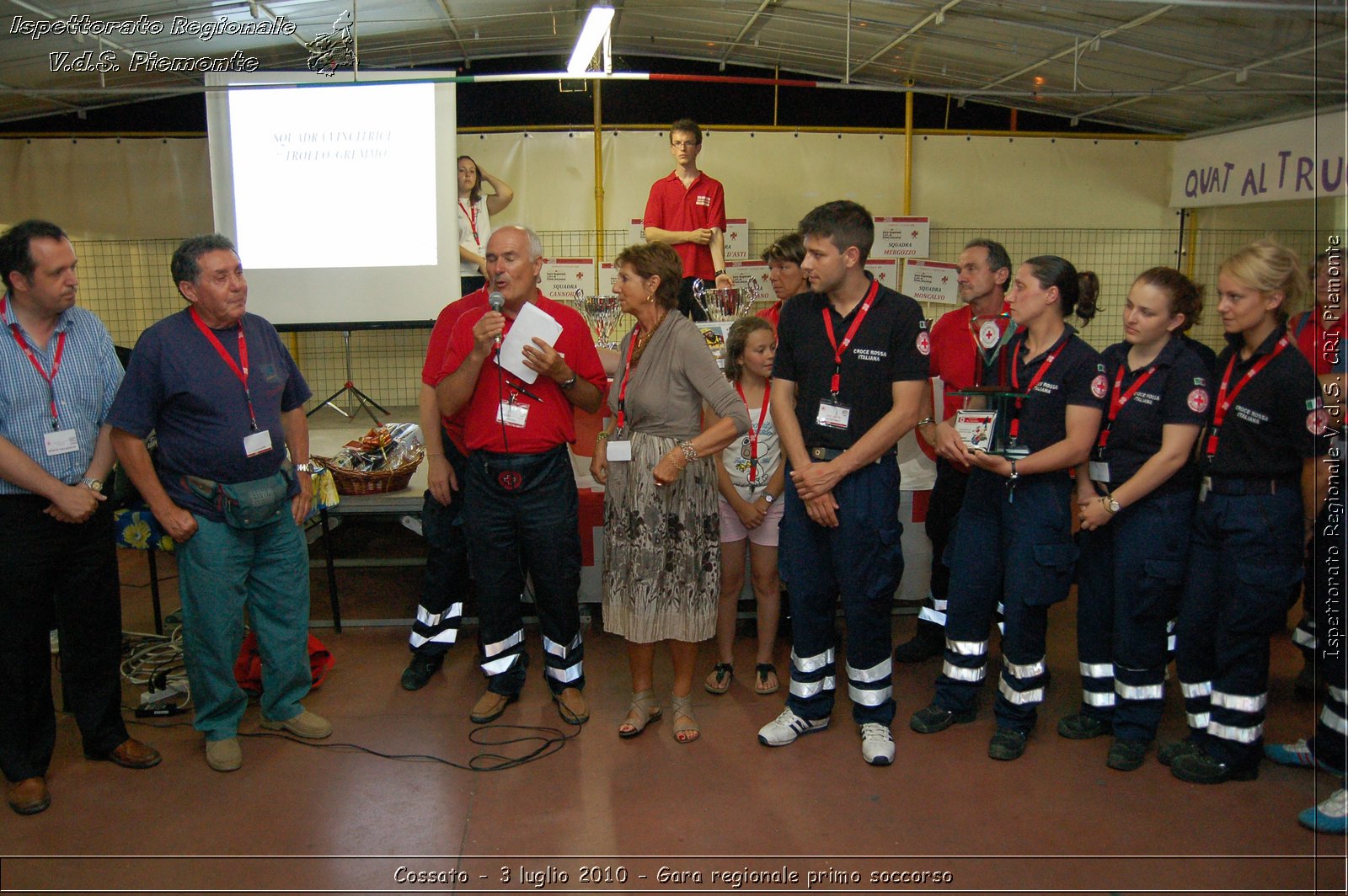 Cossato - 3 luglio 2010 - Gara regionale primo soccorso - premiazioni -  Croce Rossa Italiana - Ispettorato Regionale Volontari del Soccorso Piemonte