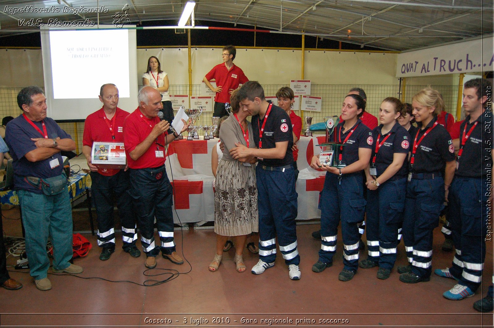 Cossato - 3 luglio 2010 - Gara regionale primo soccorso - premiazioni -  Croce Rossa Italiana - Ispettorato Regionale Volontari del Soccorso Piemonte