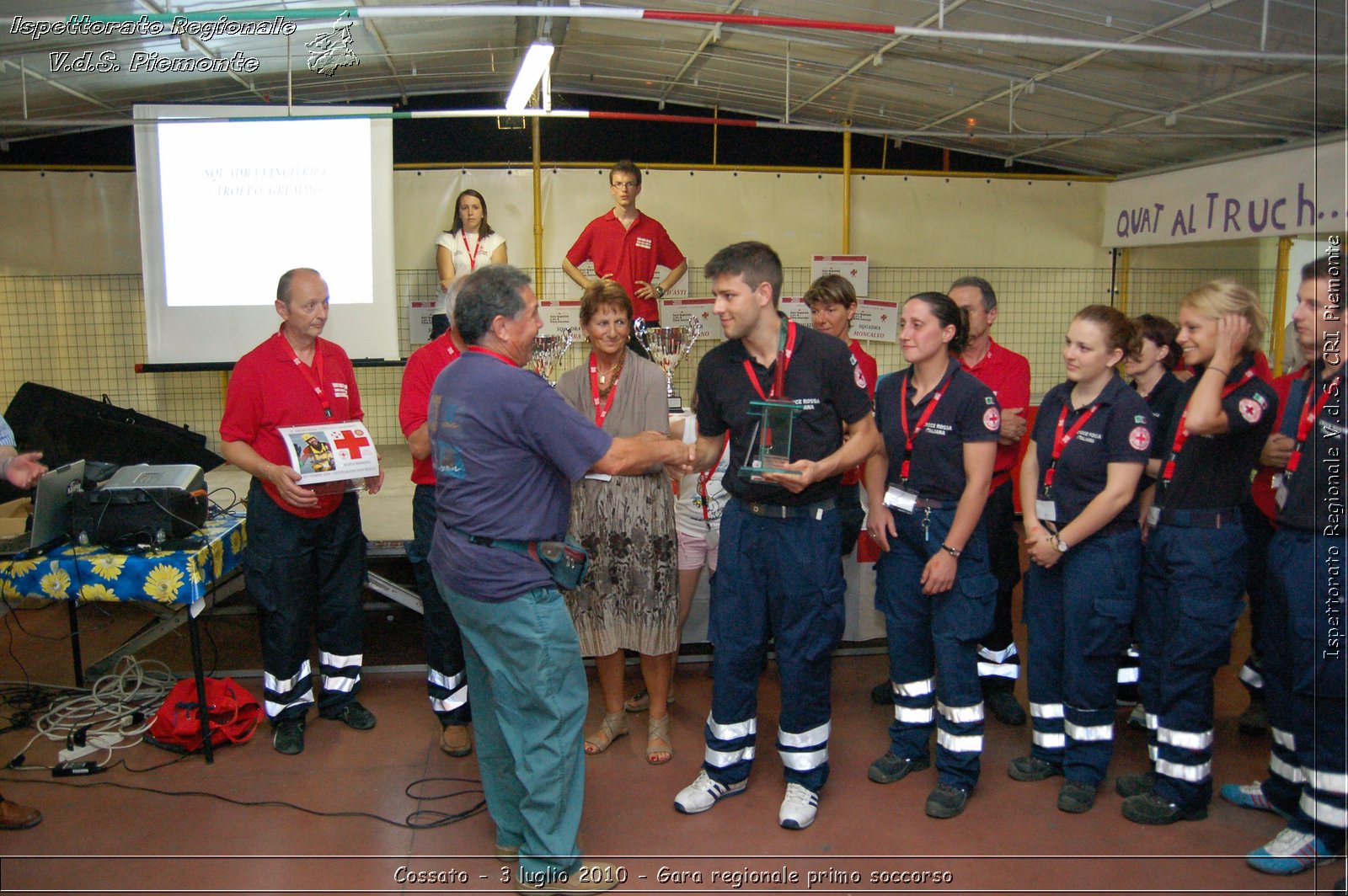 Cossato - 3 luglio 2010 - Gara regionale primo soccorso - premiazioni -  Croce Rossa Italiana - Ispettorato Regionale Volontari del Soccorso Piemonte