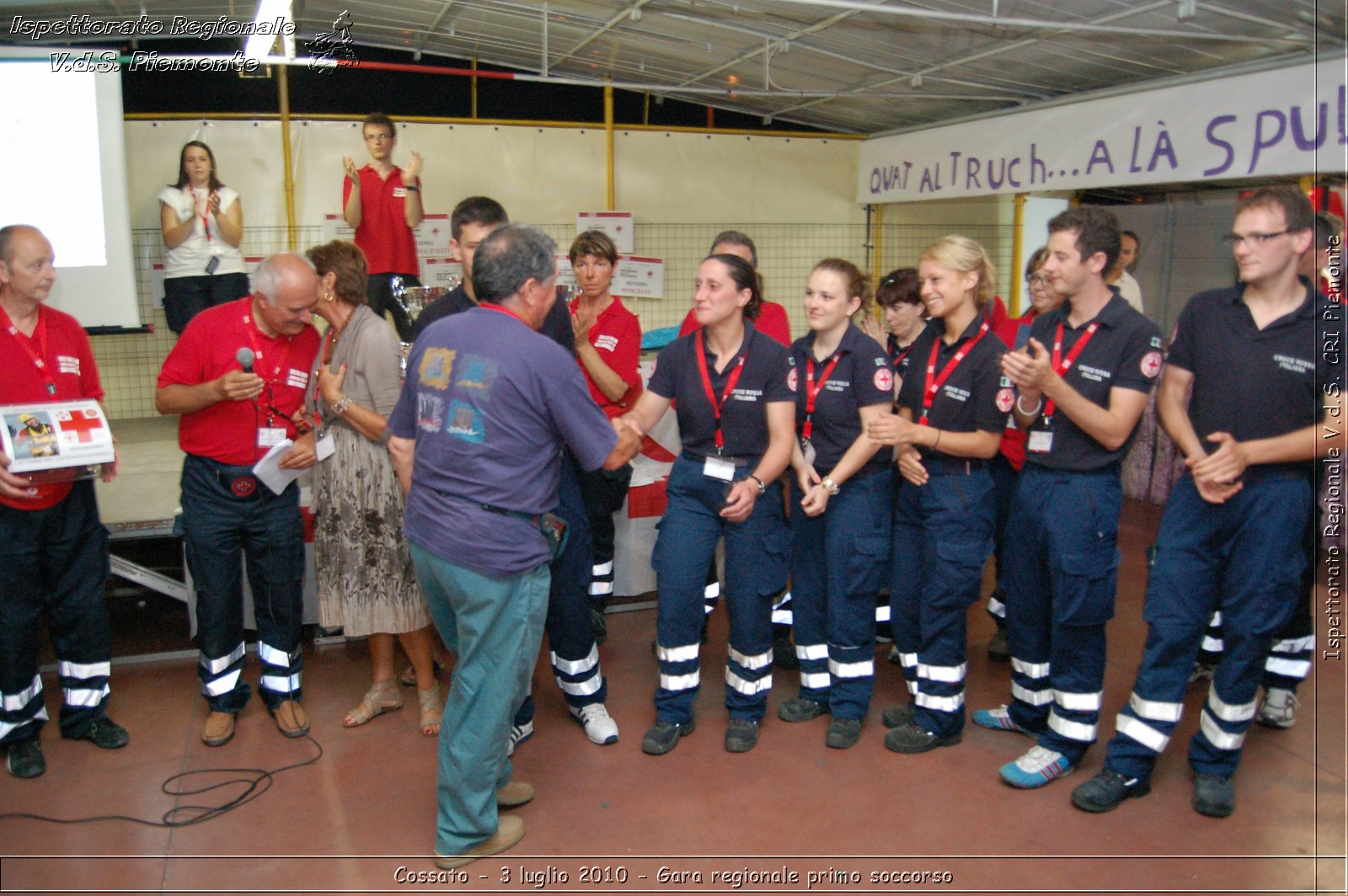 Cossato - 3 luglio 2010 - Gara regionale primo soccorso - premiazioni -  Croce Rossa Italiana - Ispettorato Regionale Volontari del Soccorso Piemonte