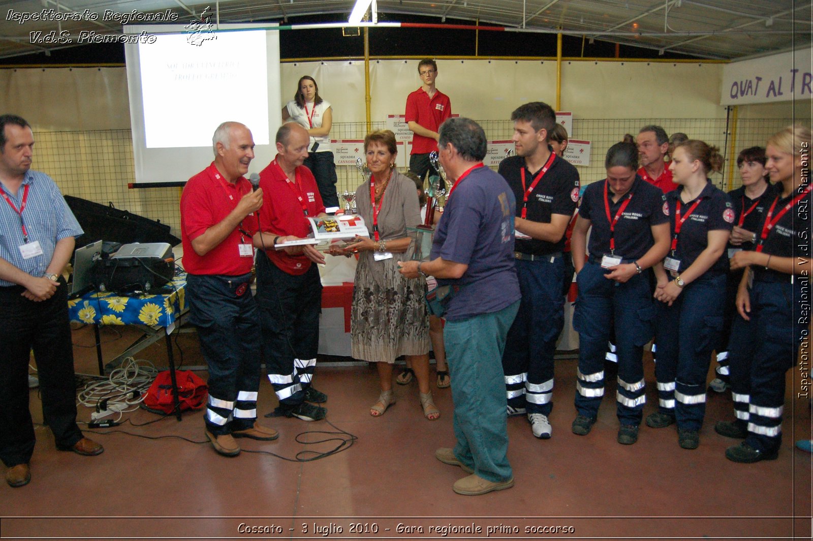 Cossato - 3 luglio 2010 - Gara regionale primo soccorso - premiazioni -  Croce Rossa Italiana - Ispettorato Regionale Volontari del Soccorso Piemonte