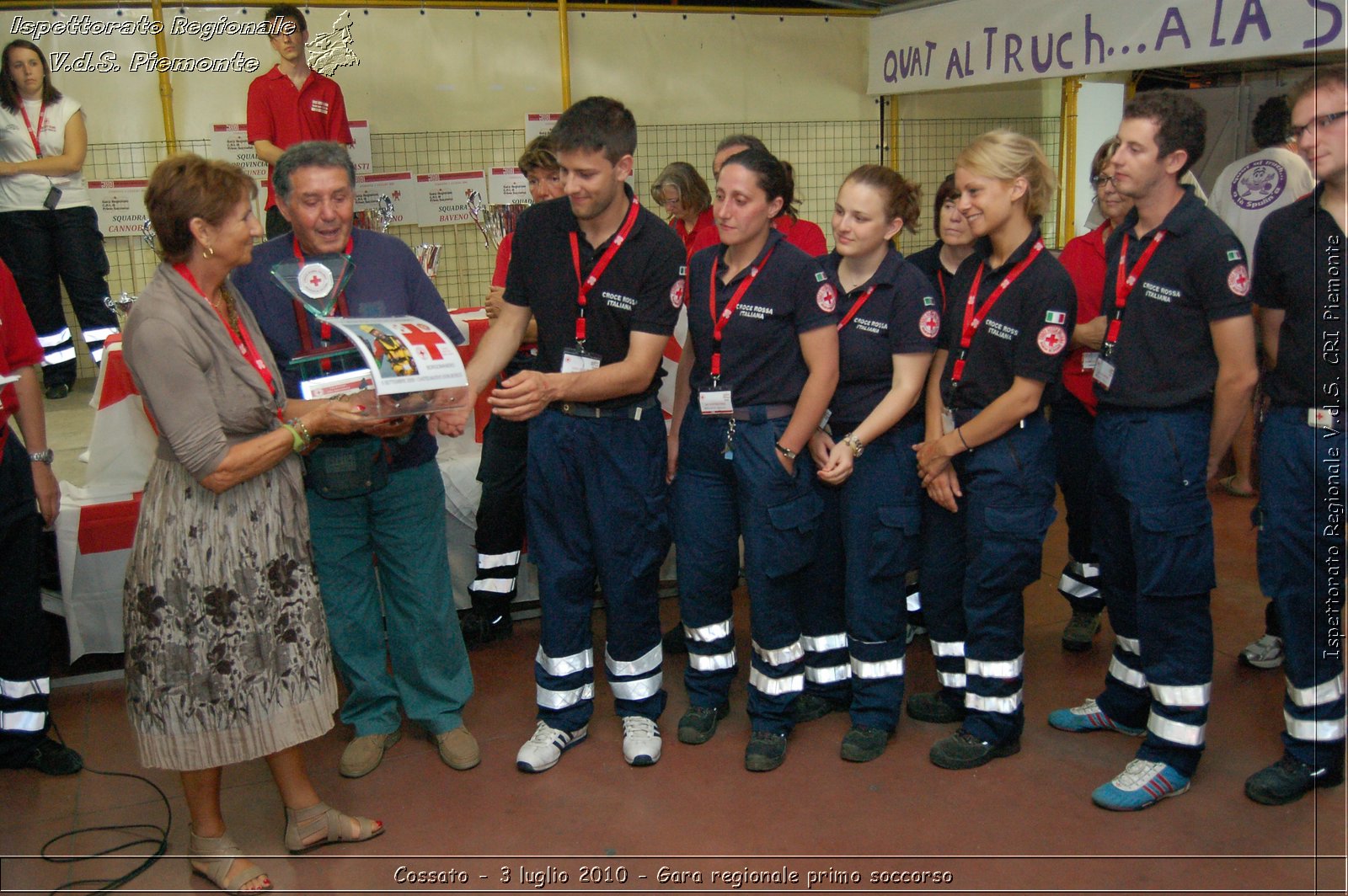 Cossato - 3 luglio 2010 - Gara regionale primo soccorso - premiazioni -  Croce Rossa Italiana - Ispettorato Regionale Volontari del Soccorso Piemonte