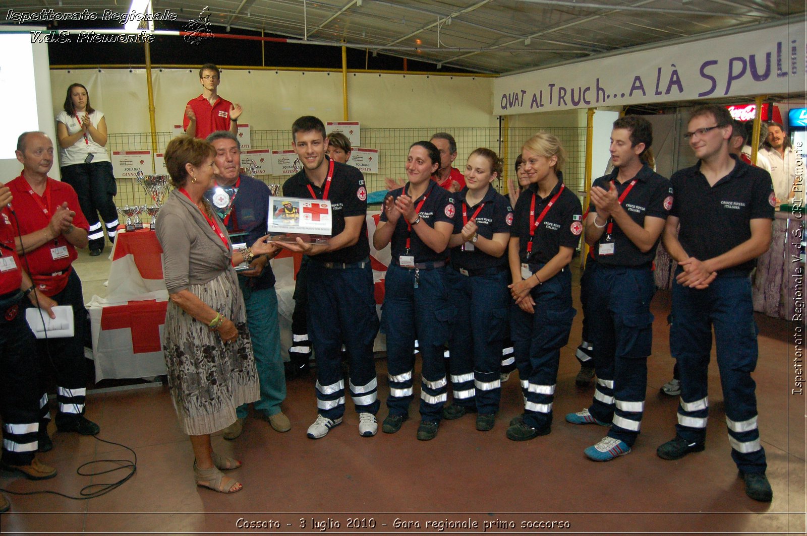 Cossato - 3 luglio 2010 - Gara regionale primo soccorso - premiazioni -  Croce Rossa Italiana - Ispettorato Regionale Volontari del Soccorso Piemonte