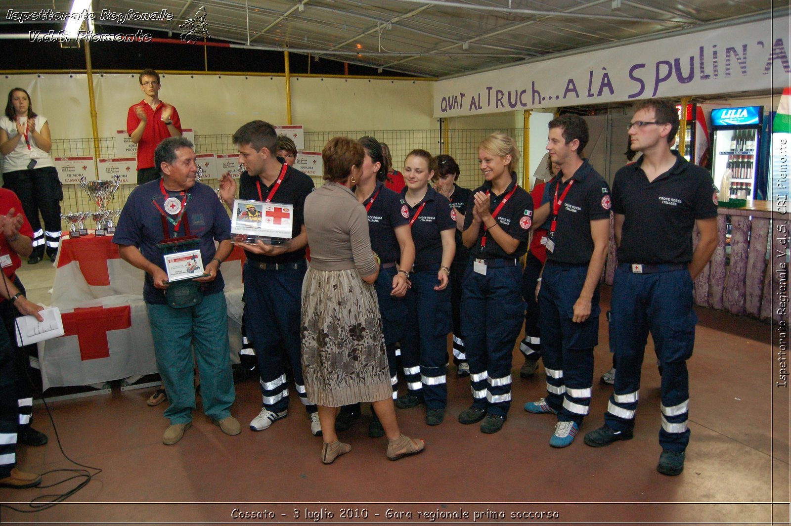 Cossato - 3 luglio 2010 - Gara regionale primo soccorso - premiazioni -  Croce Rossa Italiana - Ispettorato Regionale Volontari del Soccorso Piemonte